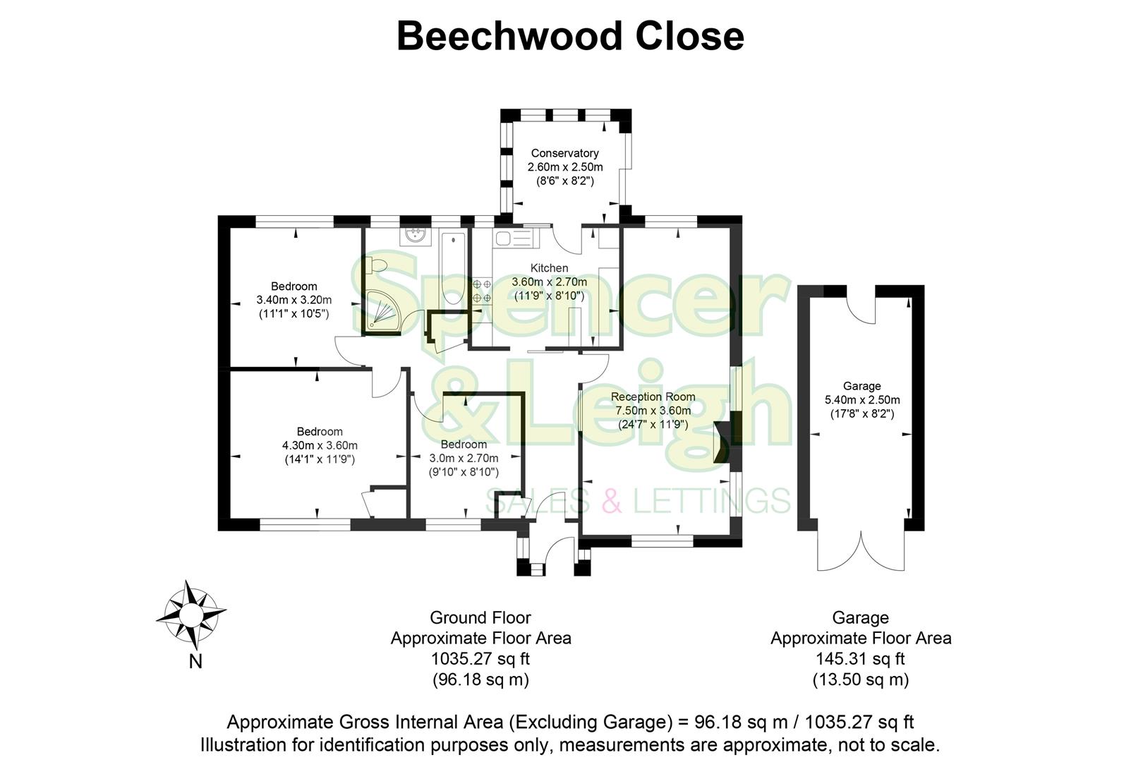 1, Beechwood Close, Brighton floorplan