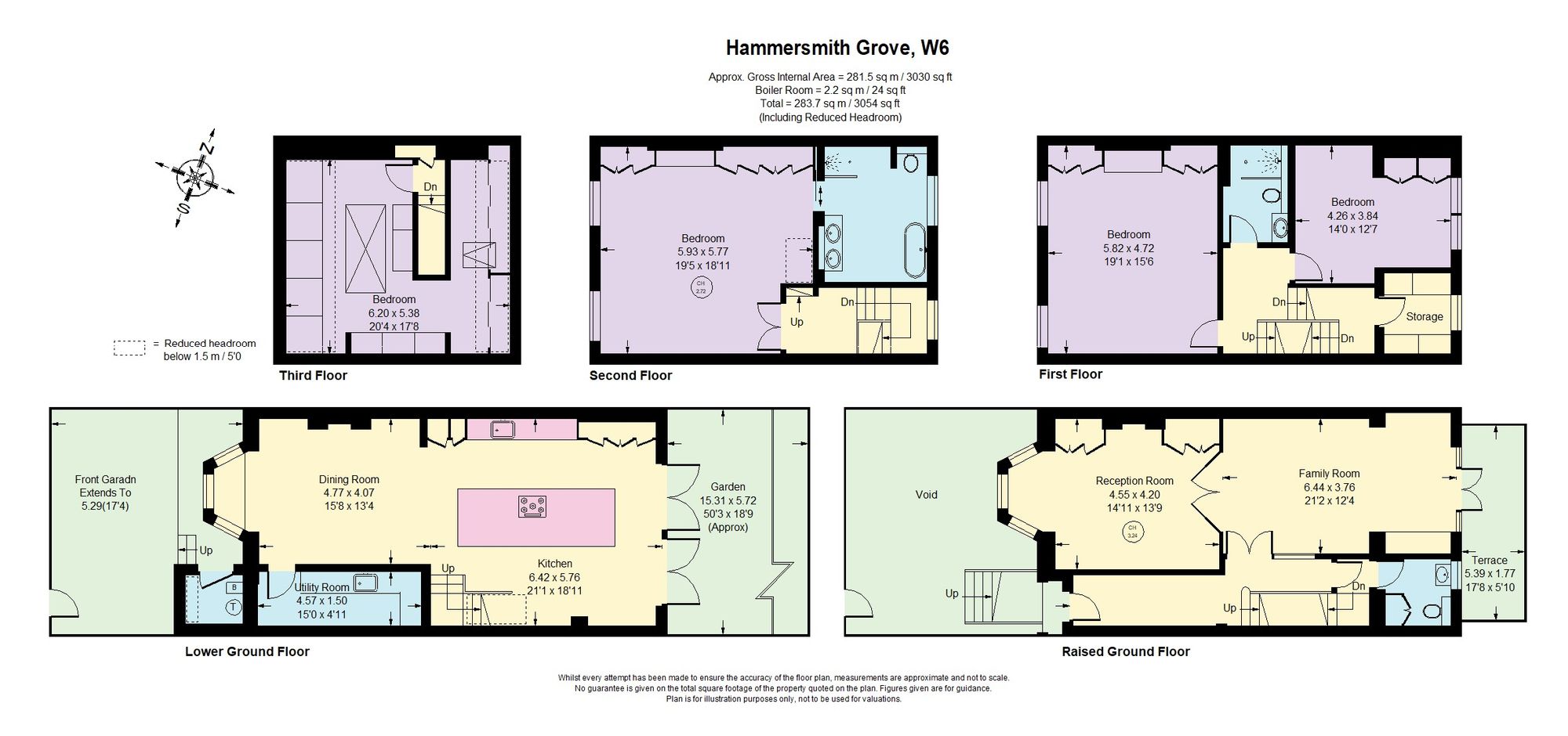 146 Hammersmith Grove, London floorplan