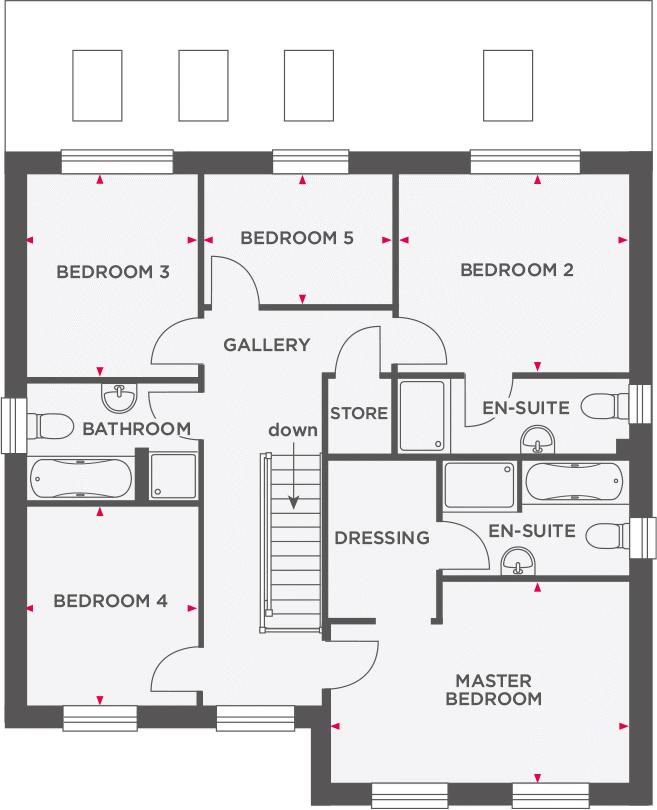 Plot 37 The Larch, Mucklestone Road, Market Drayton floorplan