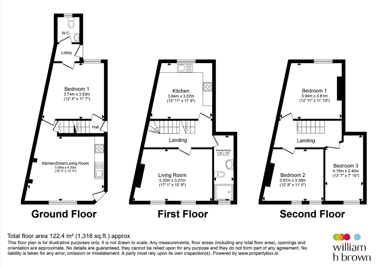 120, Commercial Road, Nottingham floorplan