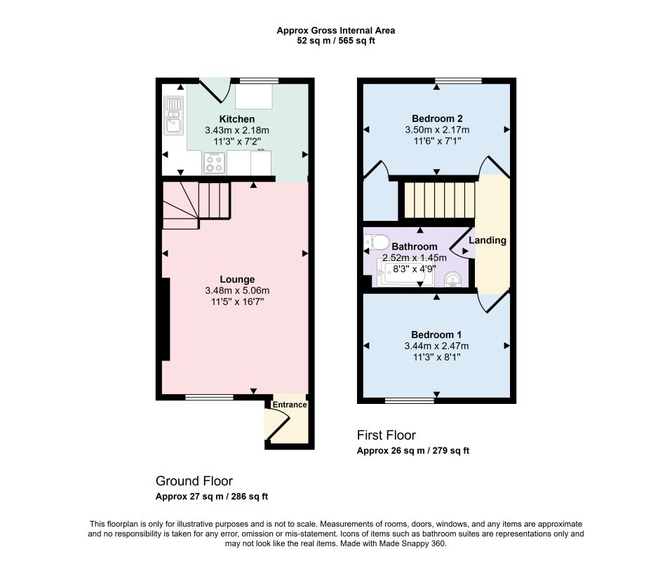 18, Blake Street, Monmouth floorplan