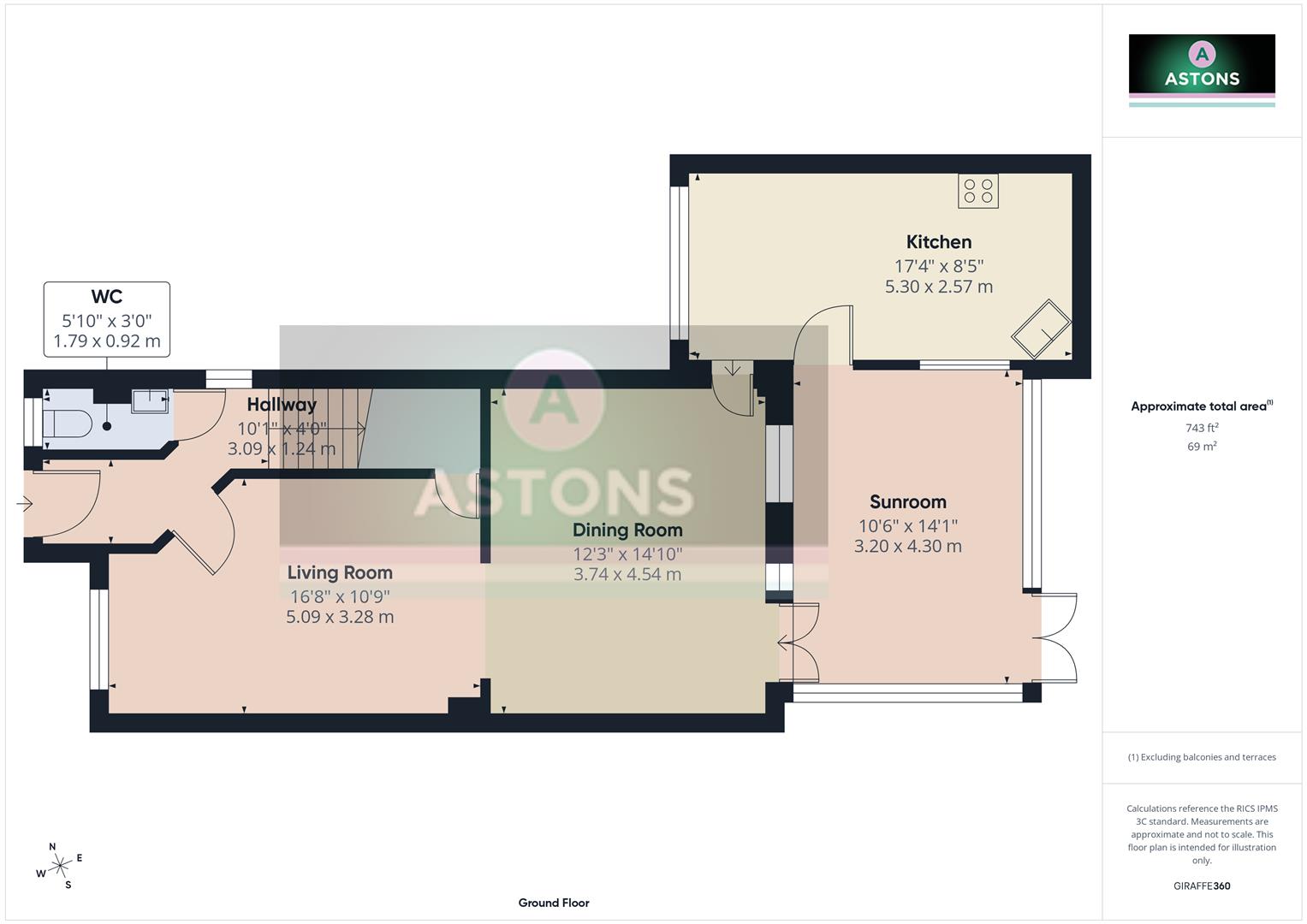 7, Tinsley Close, Crawley floorplan