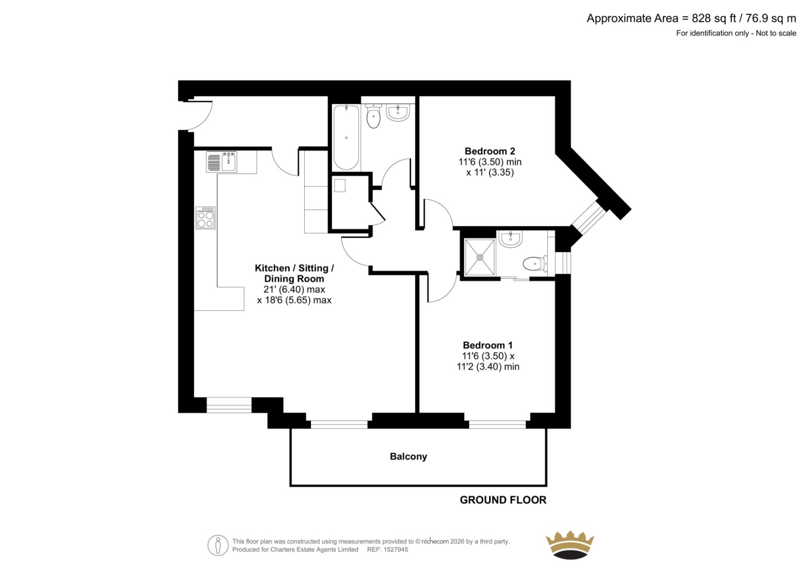 8 Palace Court,, Brook Street, Southampton floorplan