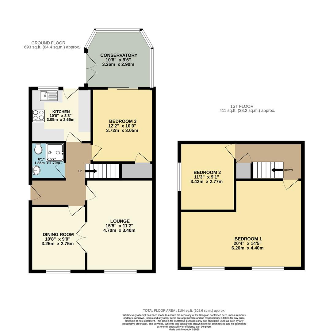 5, Saffron Garth, Hull floorplan