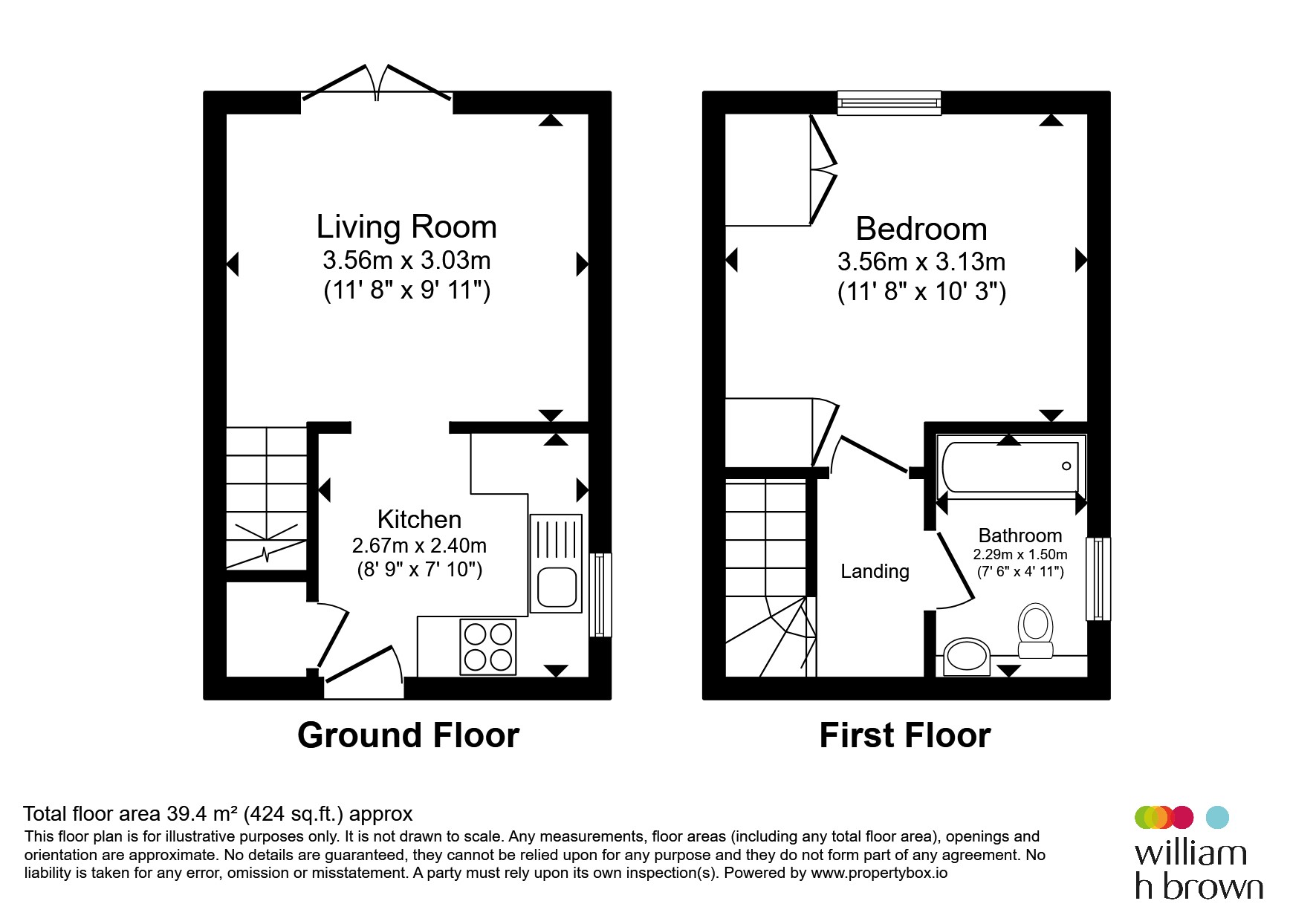 45, Bluebell Walk, Brandon floorplan