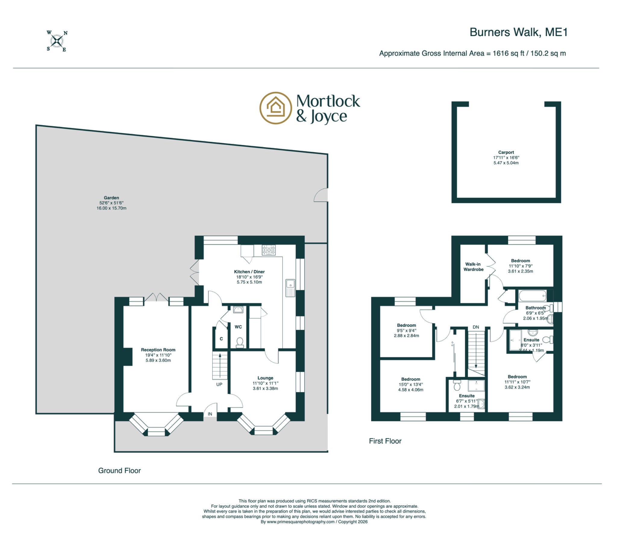 1 Burners Walk, Wouldham, Kent floorplan