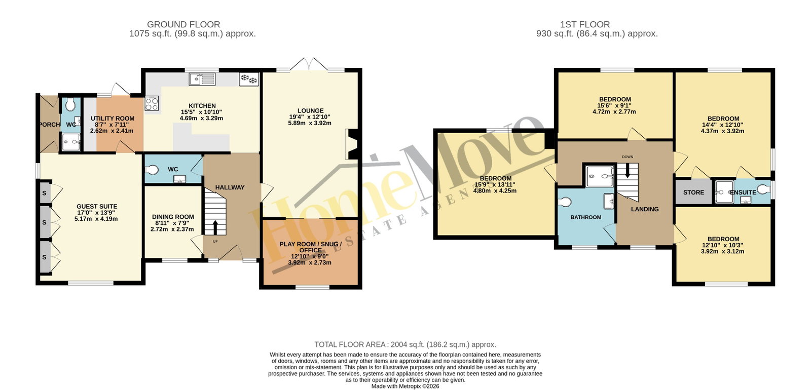 Springfield, Station Road, Skegness floorplan