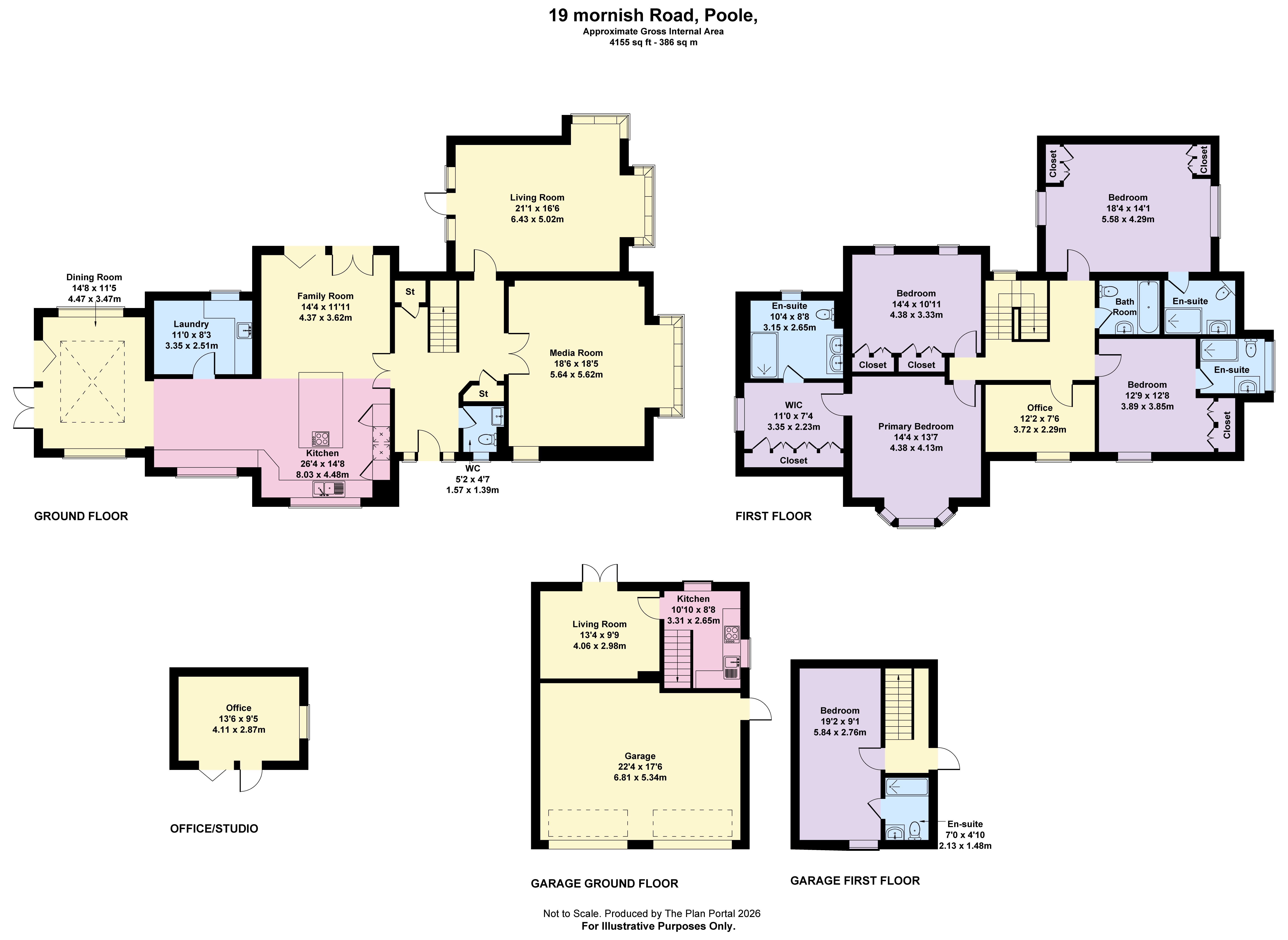 Mornish Road, Branksome Park Dorset floorplan