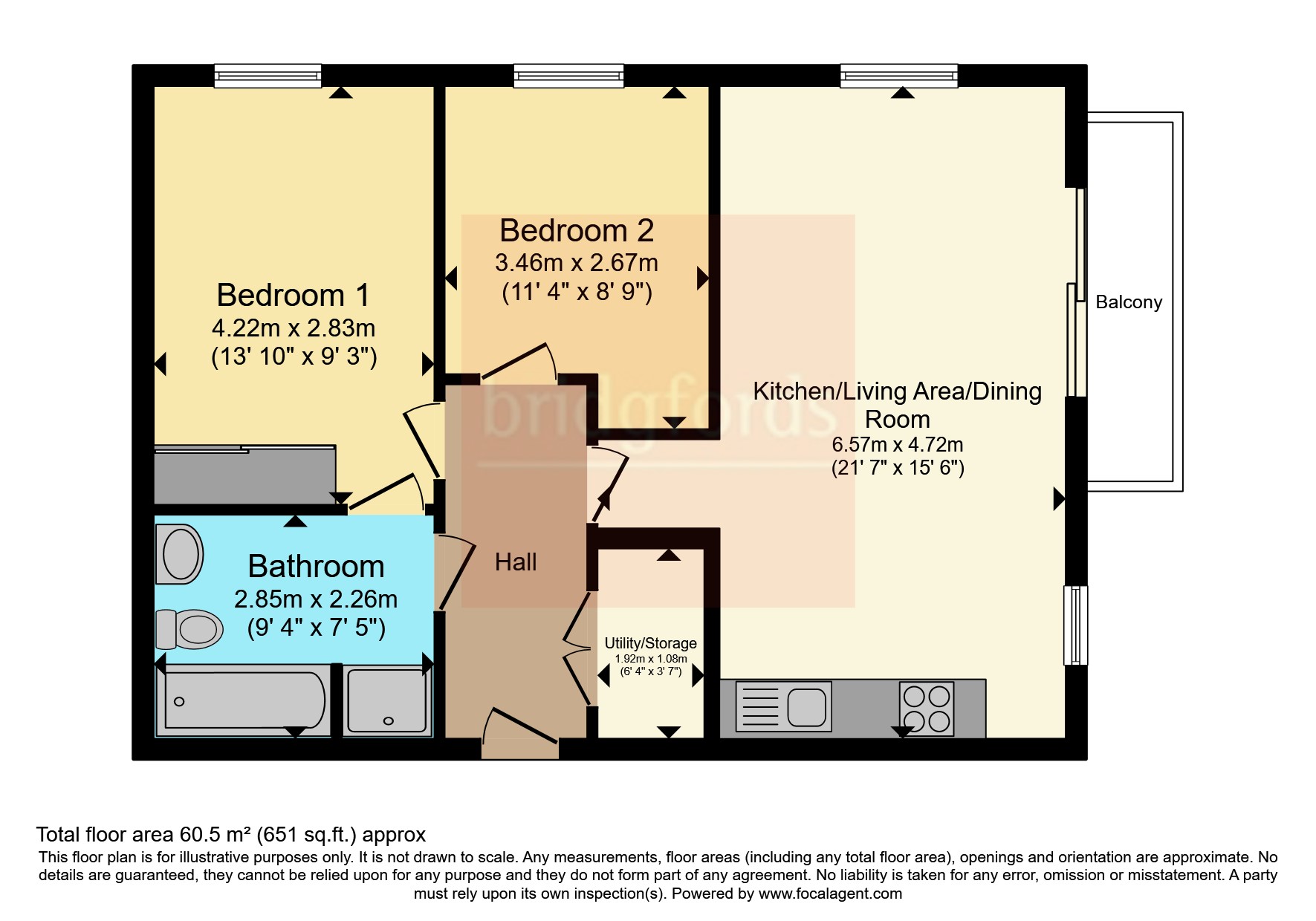 Flat 572, 5, Stillwater Drive, Greater Manchester floorplan