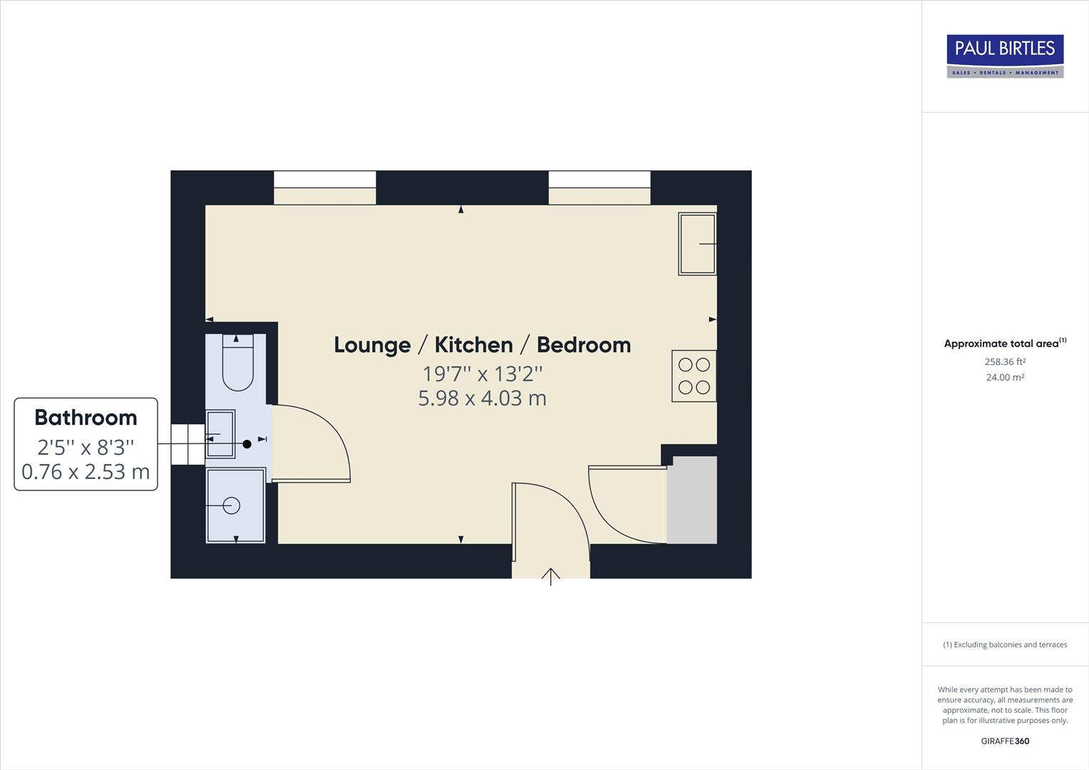 Flat 1, 99, Flixton Road, Manchester floorplan