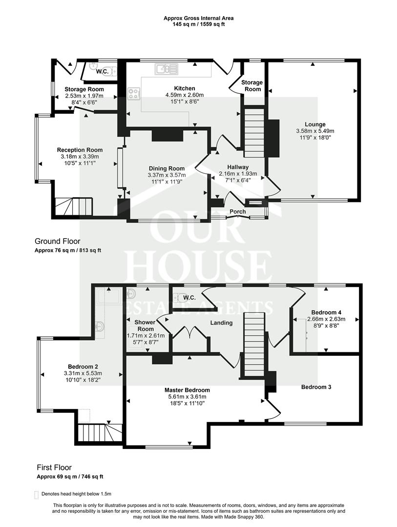 Merrywood, Rolston Road, Hornsea floorplan