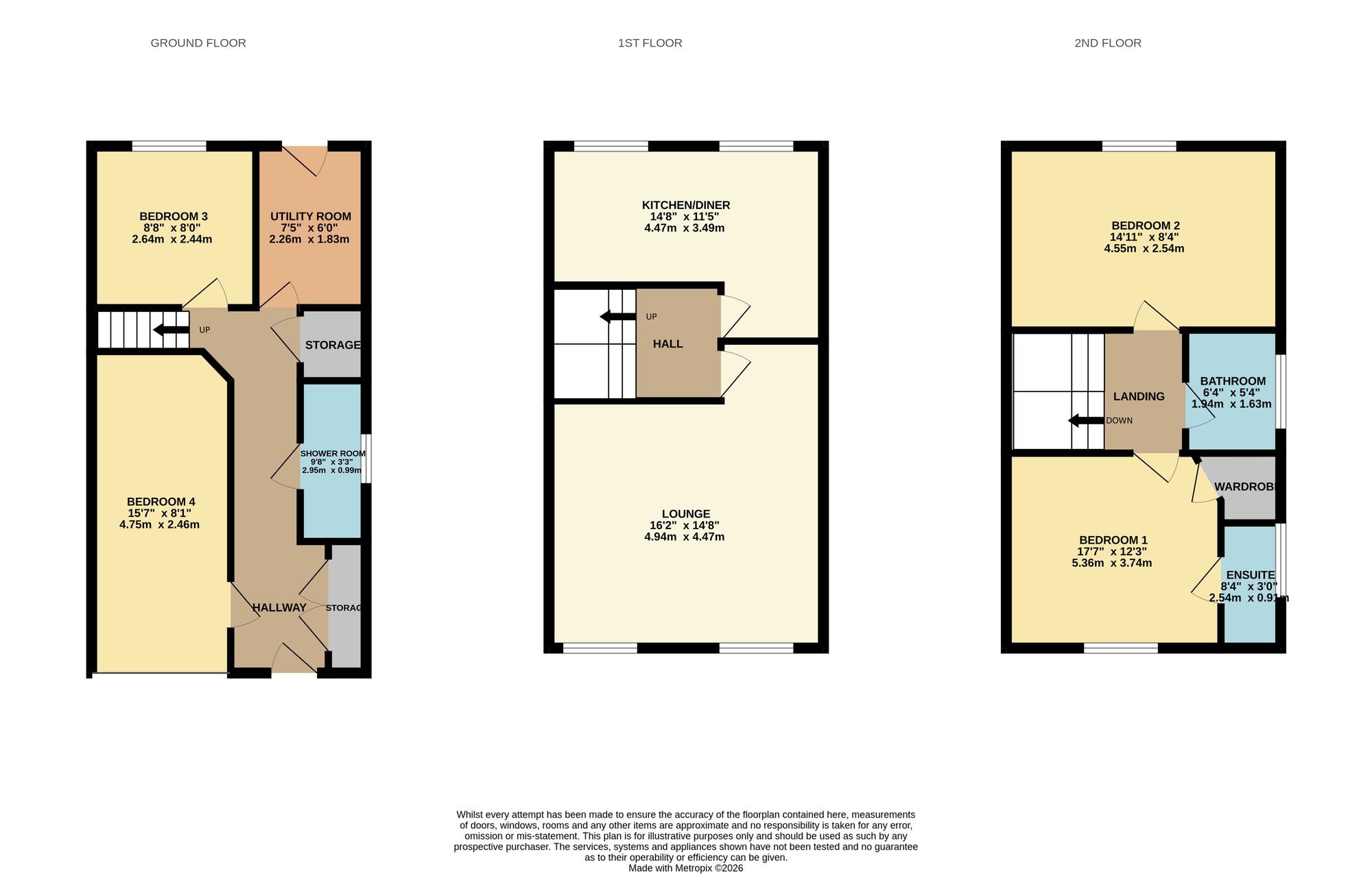 14 Arches Road, Mansfield floorplan