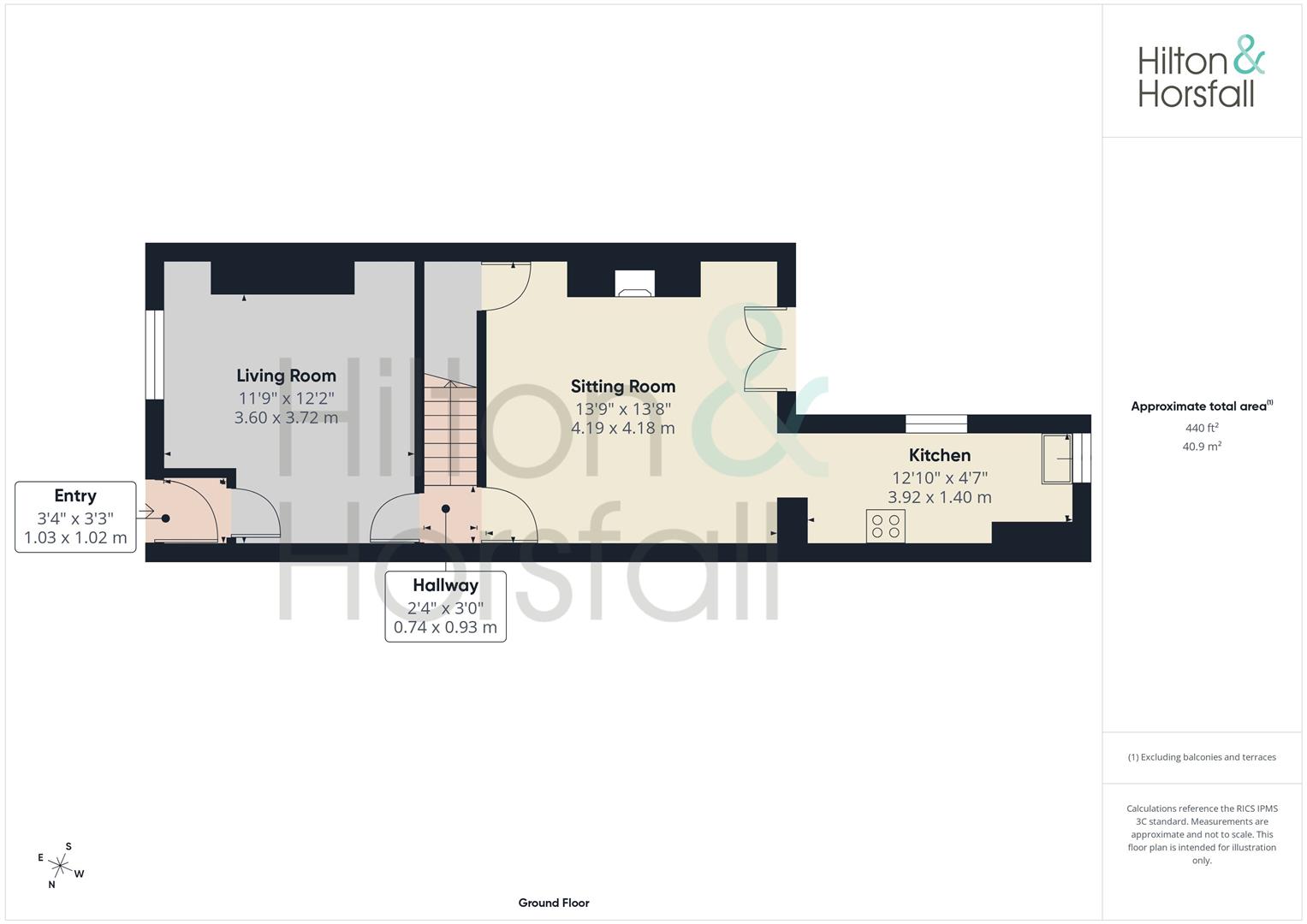 13, Park Street, Barrowford floorplan