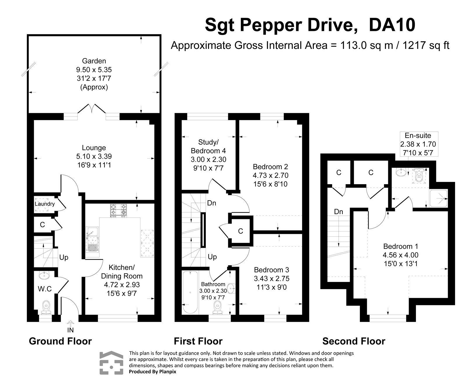 34, Sgt Pepper Drive, Ebbsfleet Valley floorplan