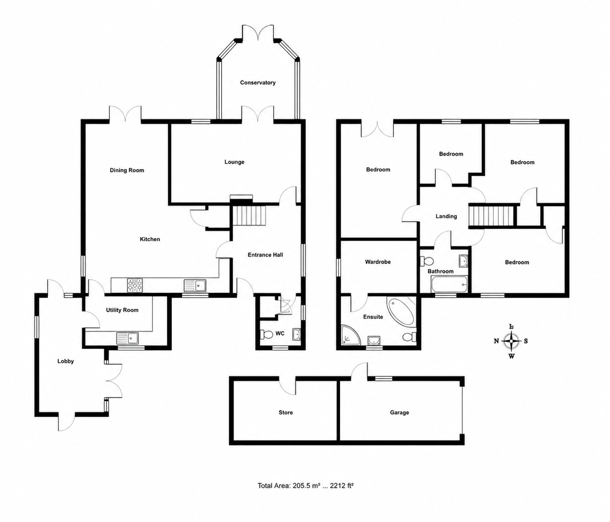 1 Newell Rise, Ipswich floorplan