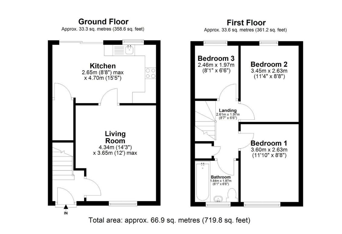 15, Alasdair Close, Oldham floorplan
