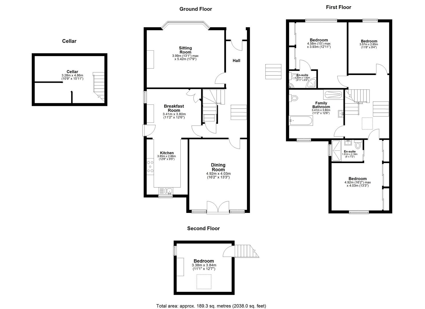 45, Bower Mount Road, Maidstone floorplan