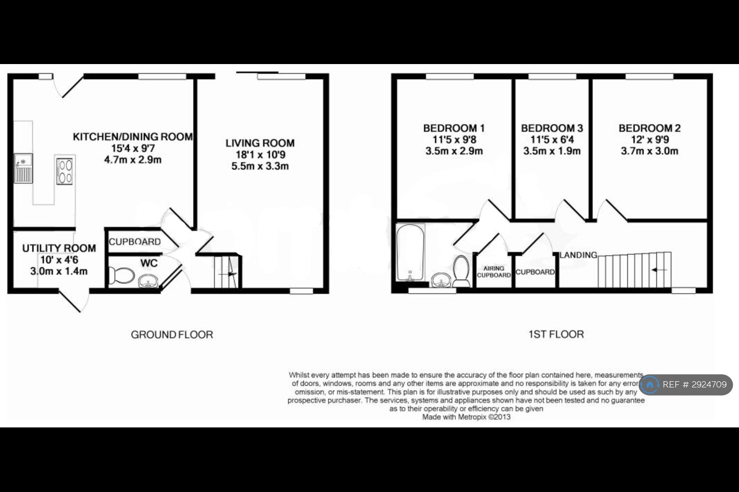 Dryden, Bracknell floorplan