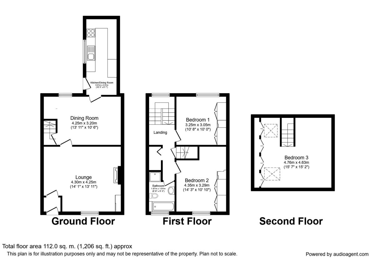 3 Bedrooms Terraced house to rent in Langton Street, Preston PR1