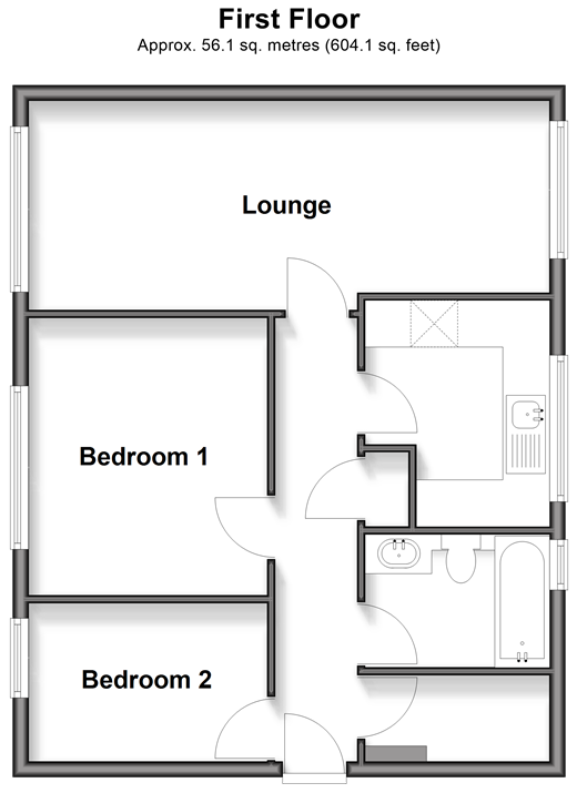 Proctor Gardens Bookham, Great Bookham floorplan