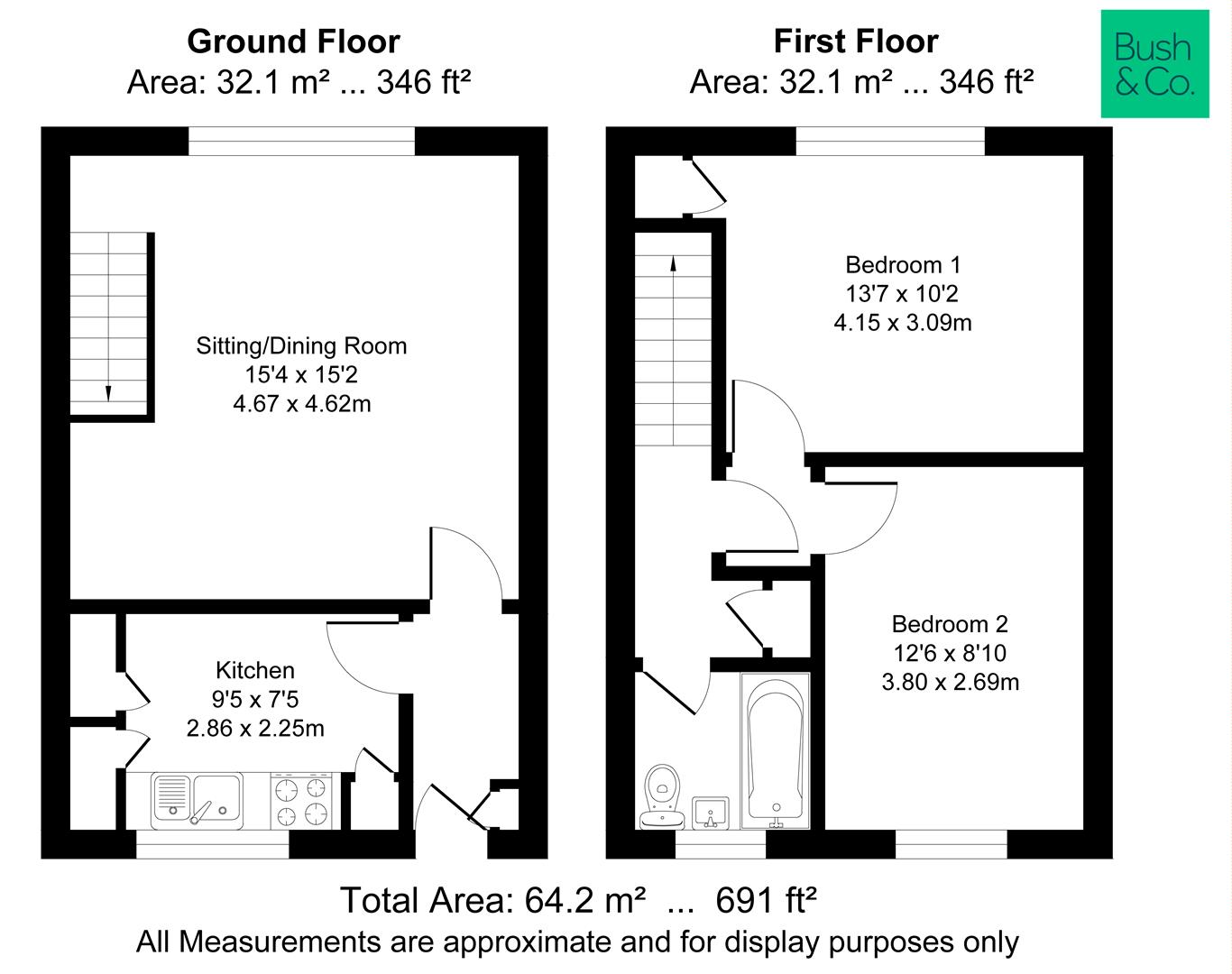 8, Carlton Terrace, Carlton Way floorplan