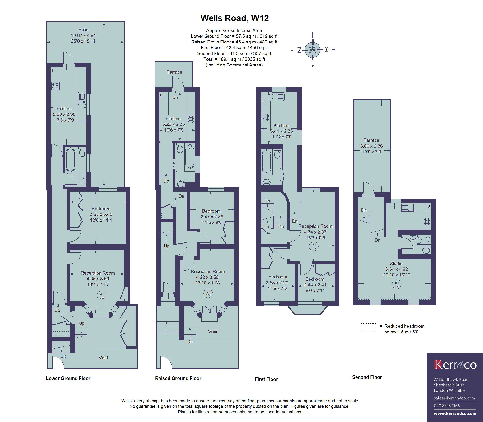 4, Wells Road, Shepherd's Bush W12 floorplan