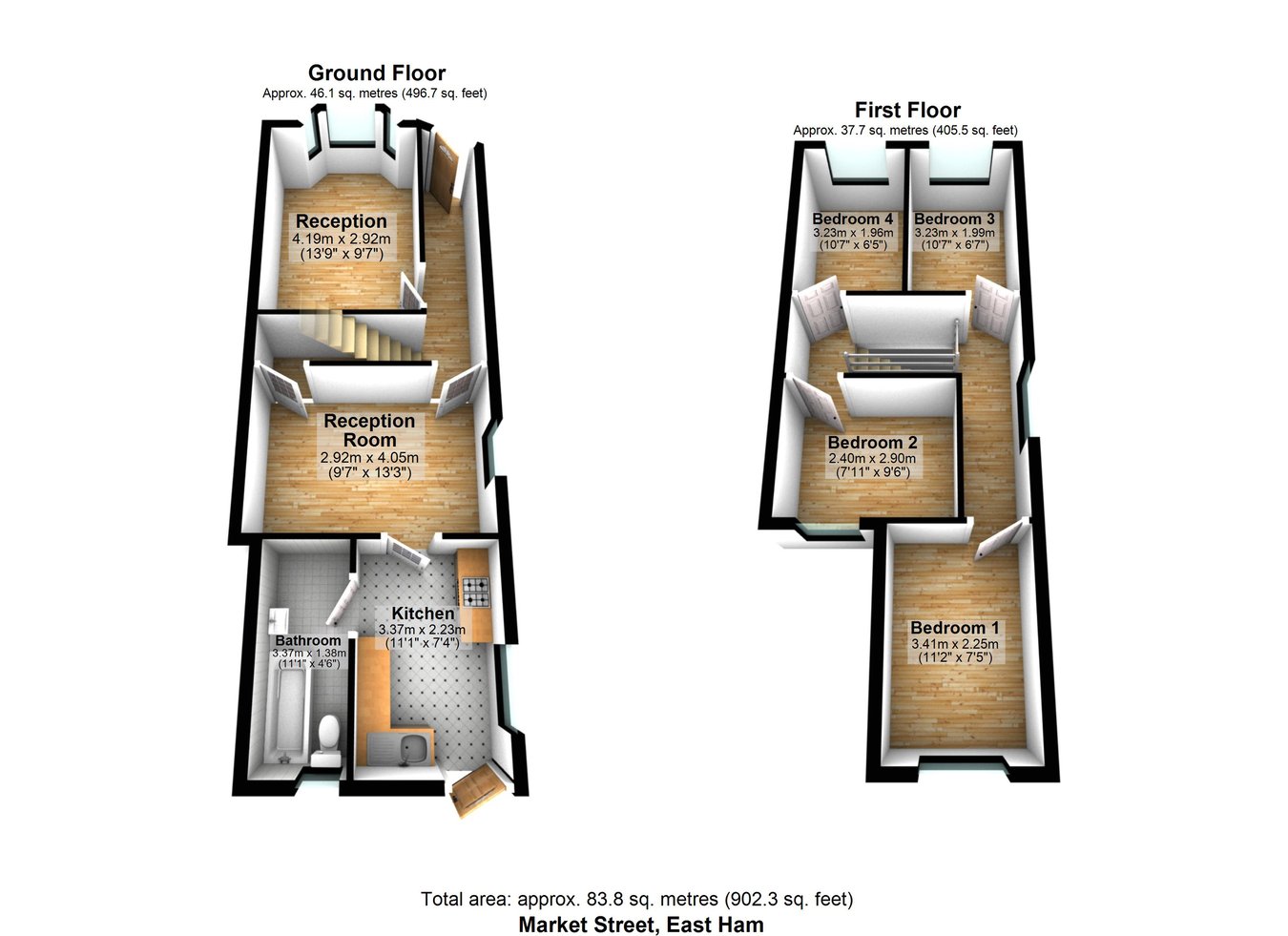 81, Market Street, London floorplan