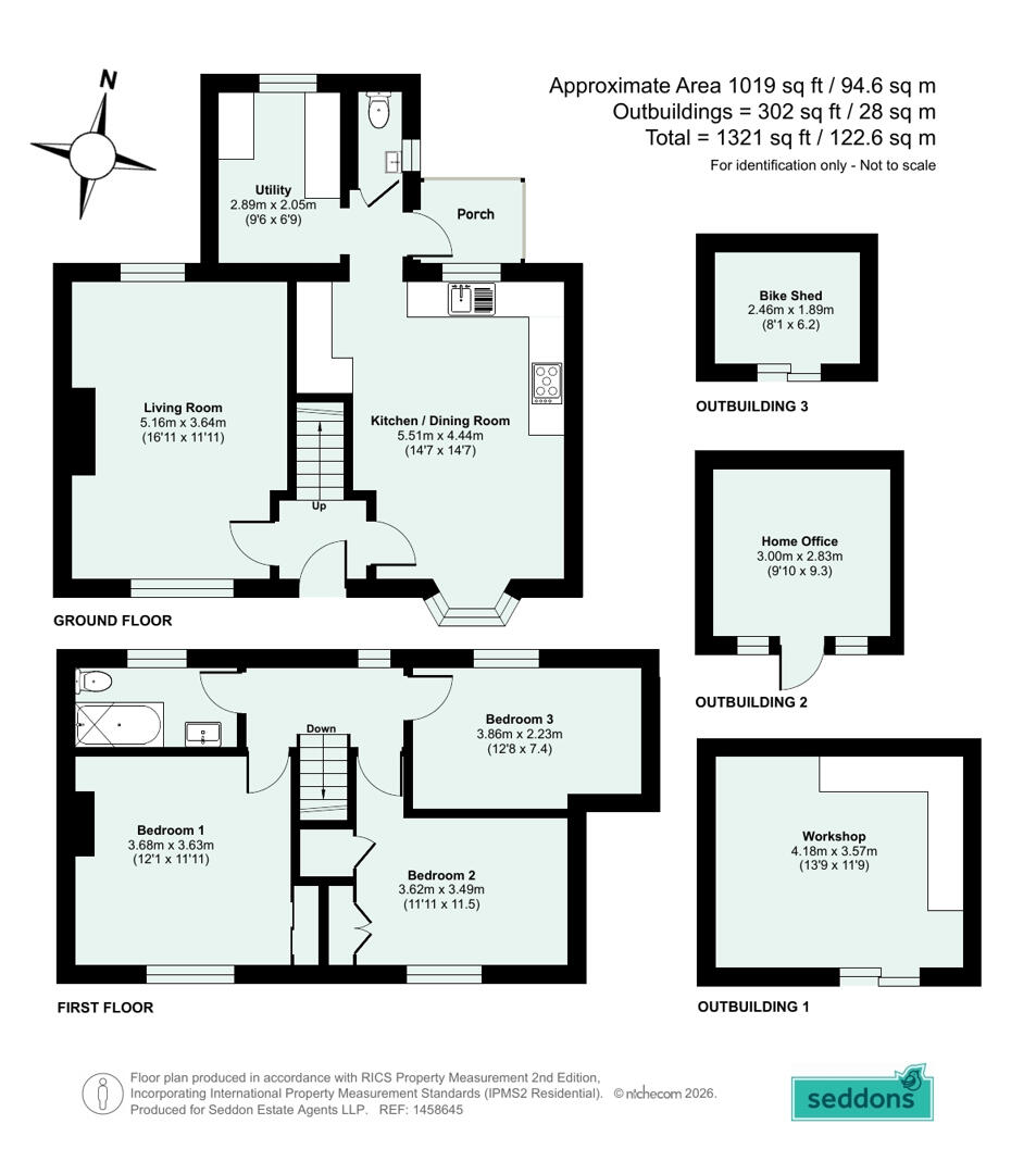2 Meadow View, Tiverton floorplan
