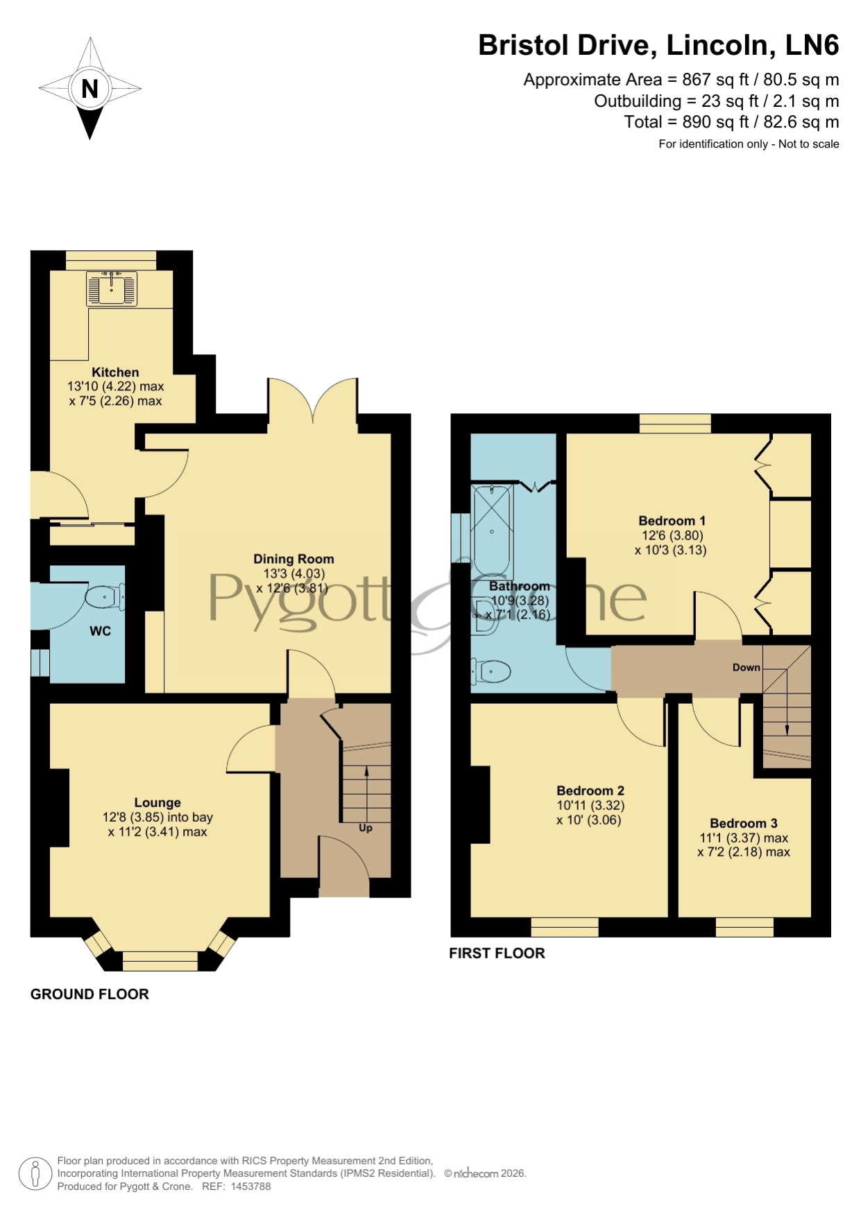 25, Bristol Drive, Lincoln floorplan