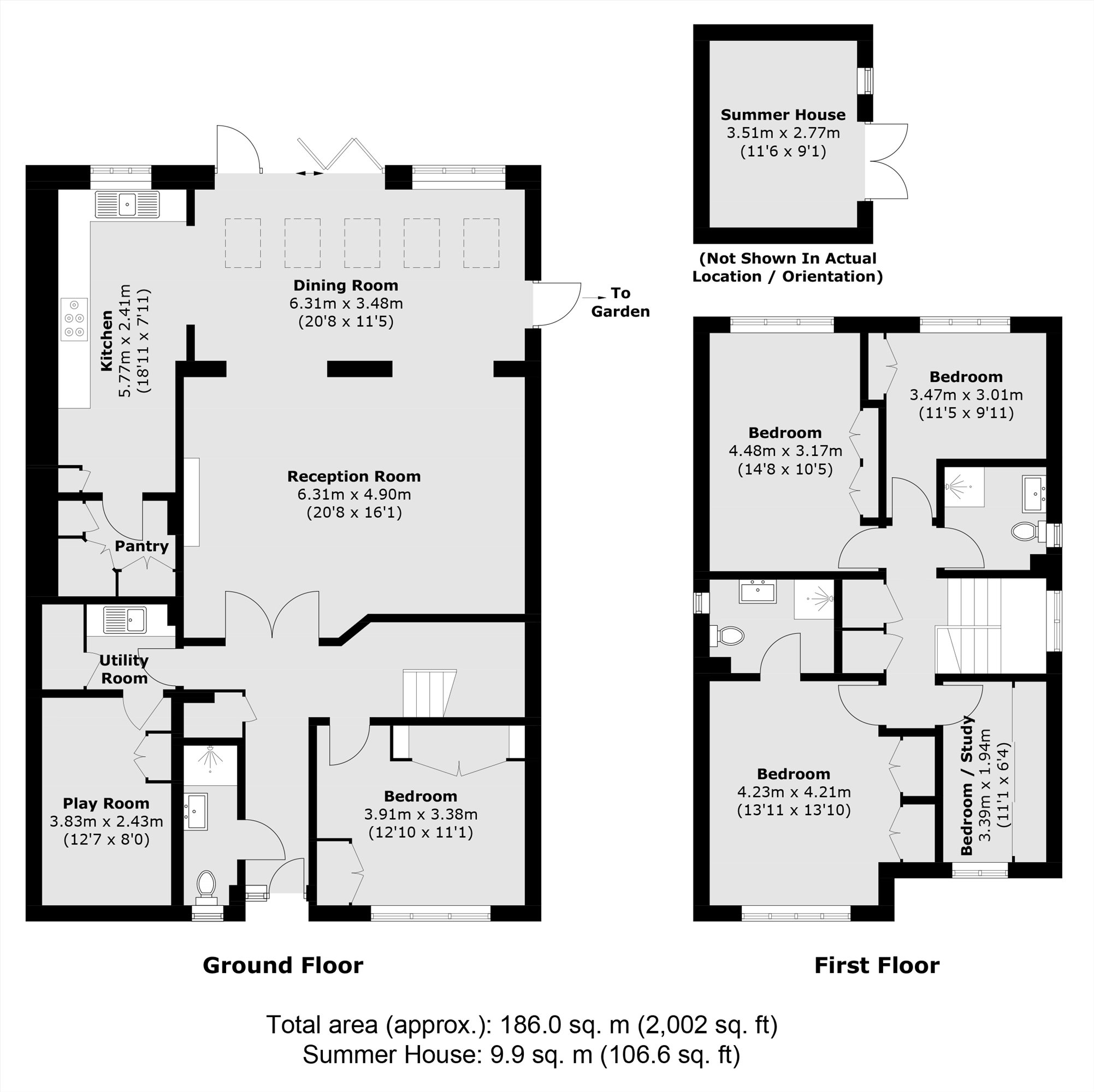 98B, Wensleydale Road, Hampton floorplan