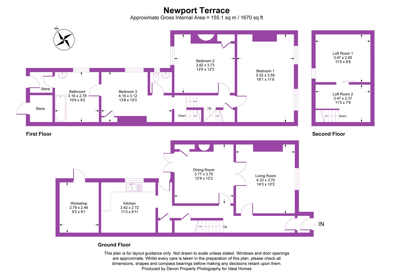 3, Newport Terrace, Torpoint floorplan