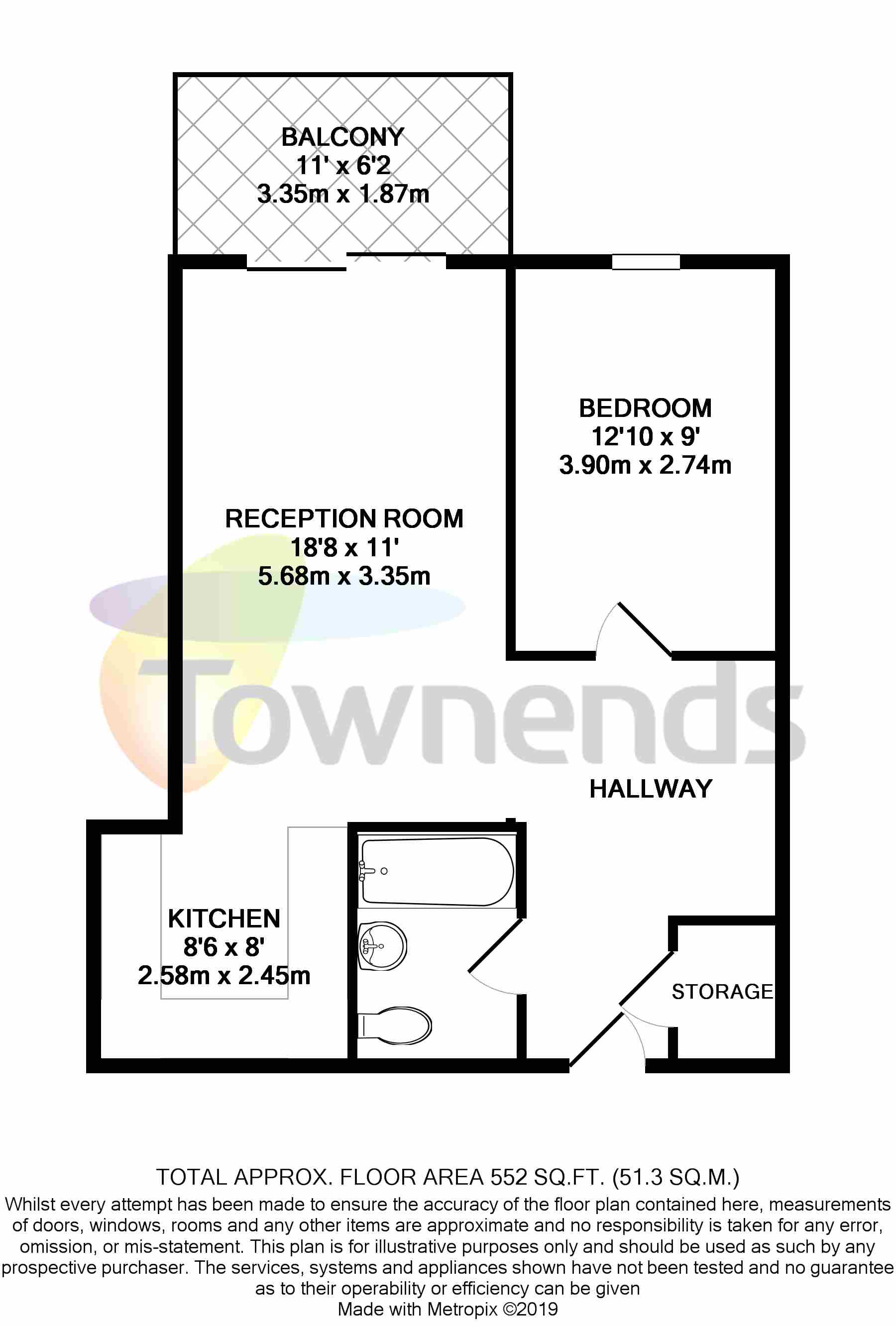 1 Bedrooms Flat to rent in Regatta Point, 38 Kew Bridge Road, Brentford TW8