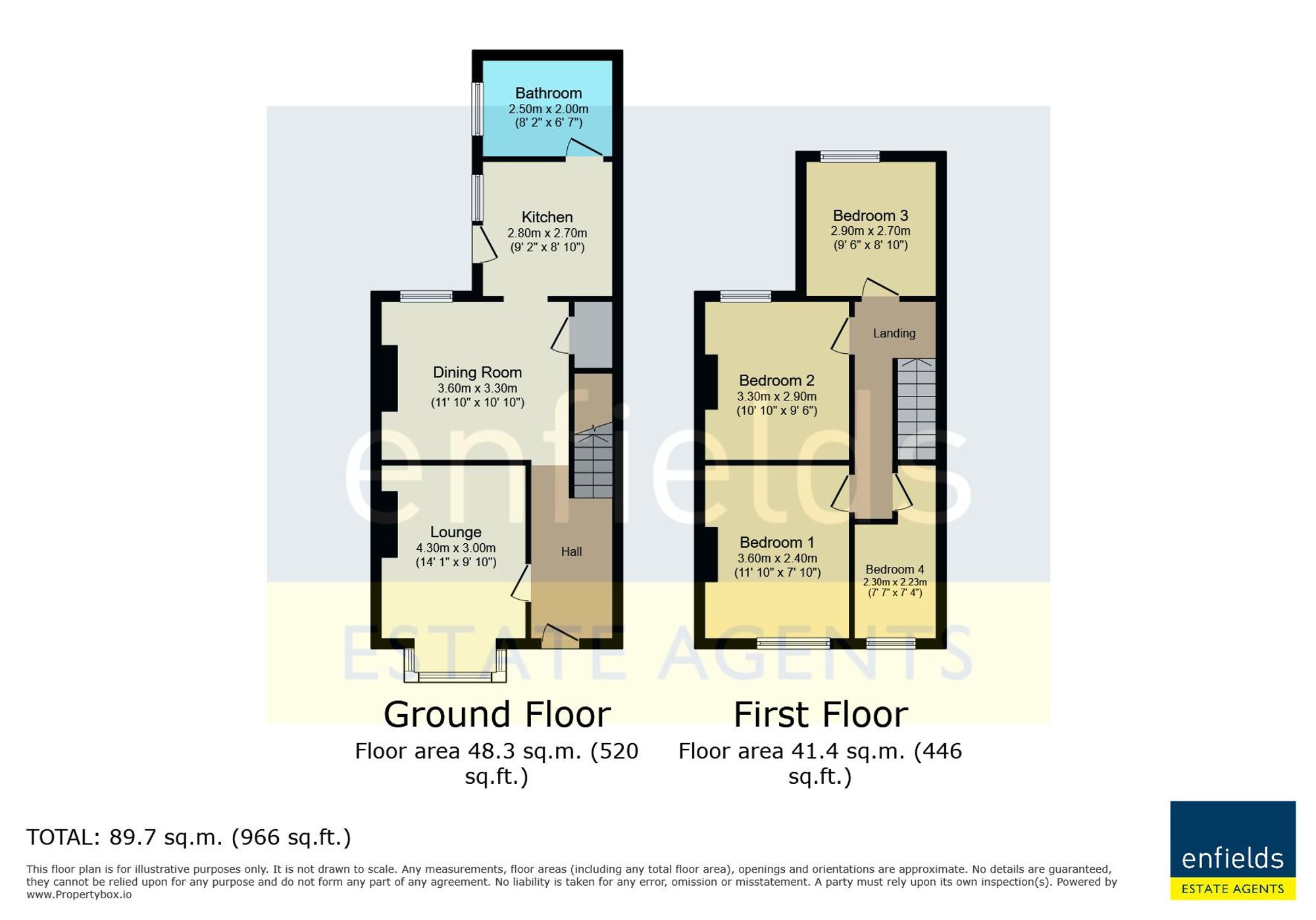 63 Sea View Road, Poole floorplan