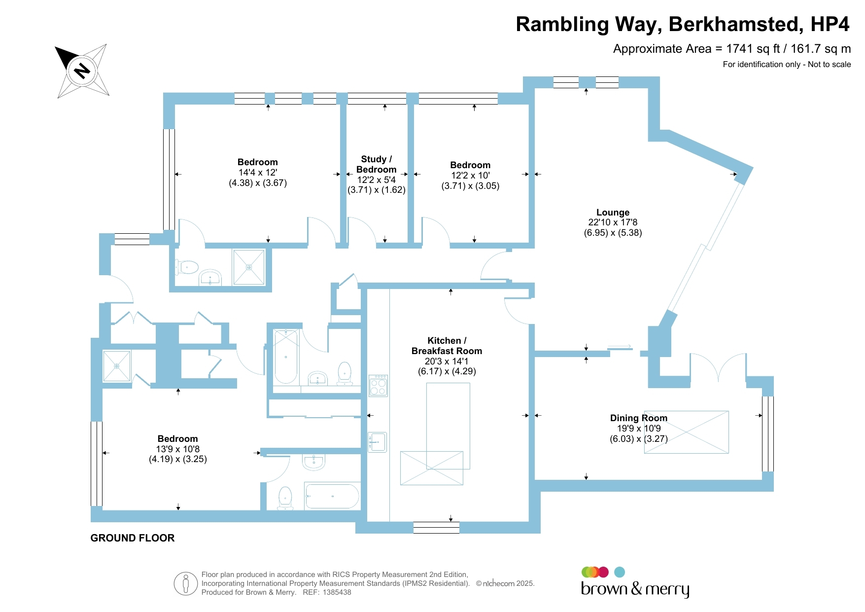 Acorns, Rambling Way, Berkhamsted floorplan