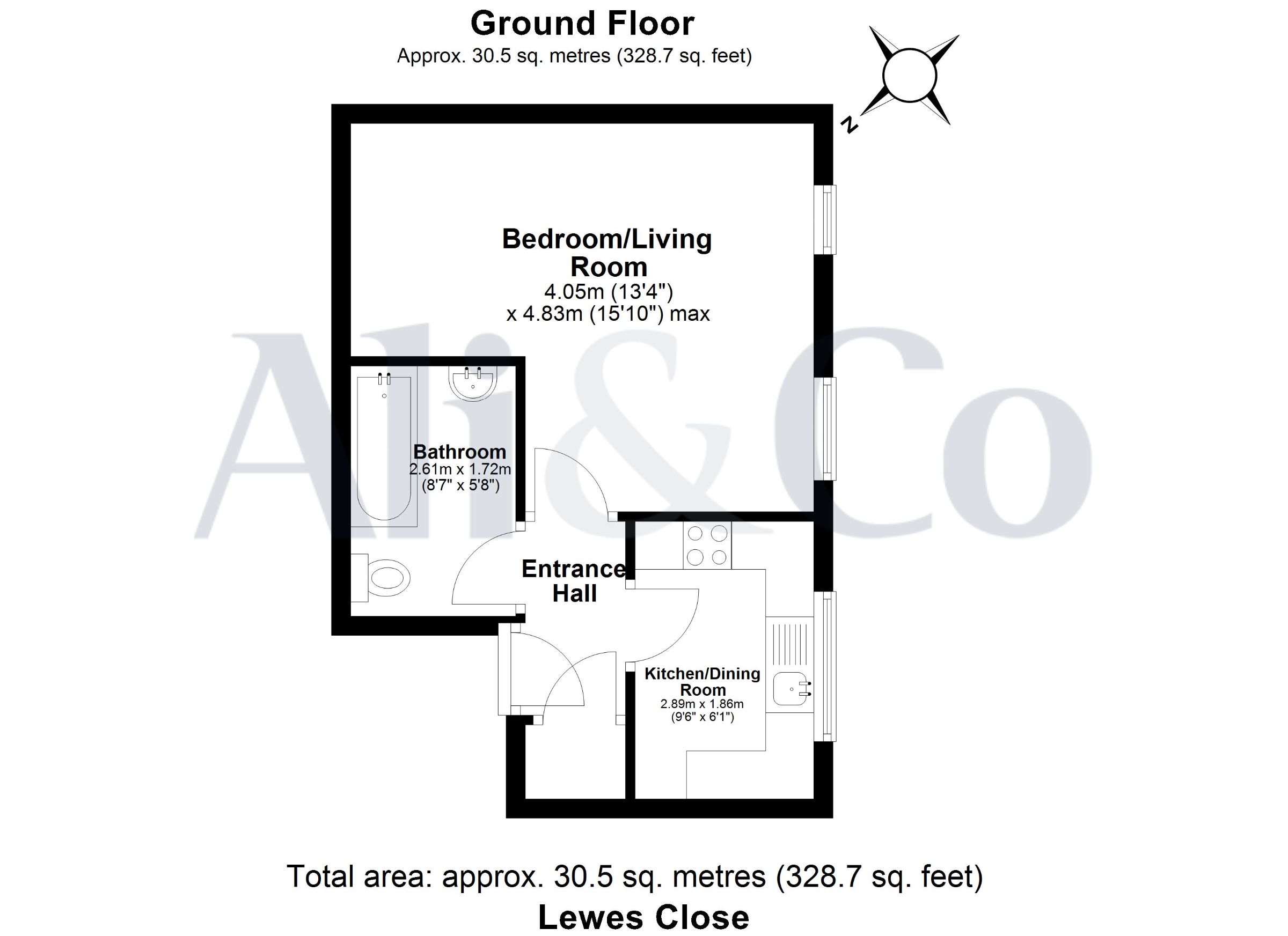 56 Lewes Close, Grays floorplan