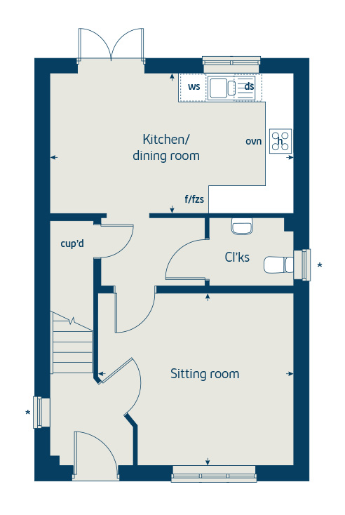 3 Bedrooms Semi-detached house for sale in 