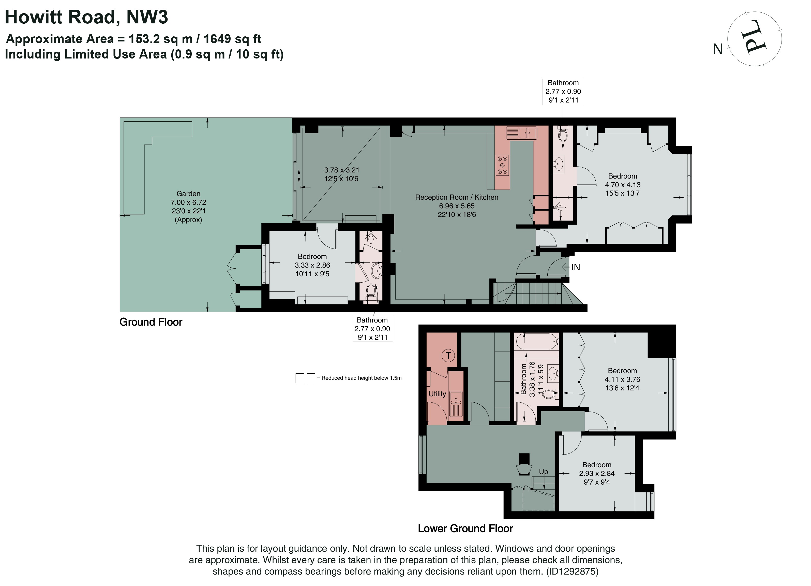 Howitt Road, London floorplan