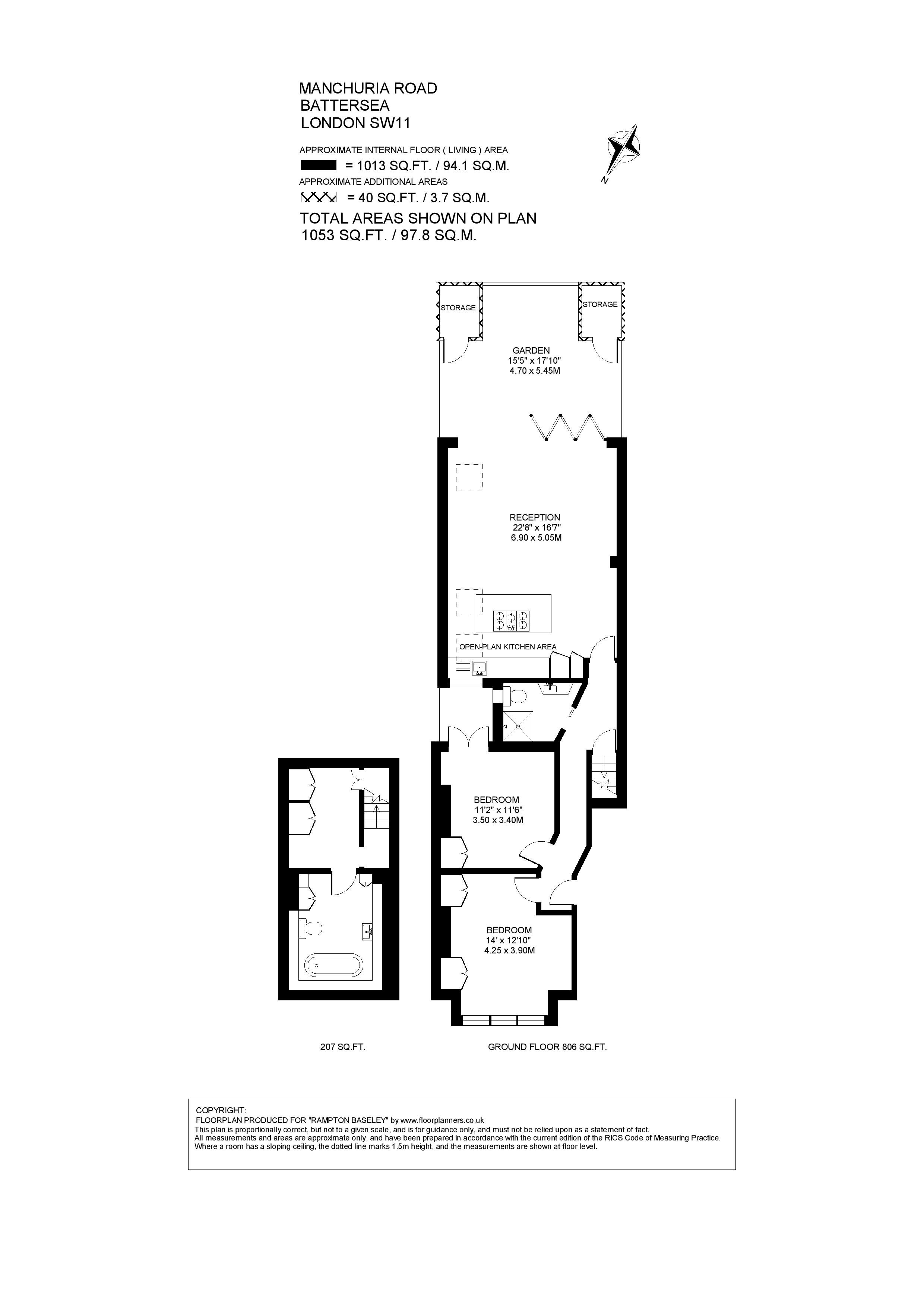 Manchuria Road, London floorplan