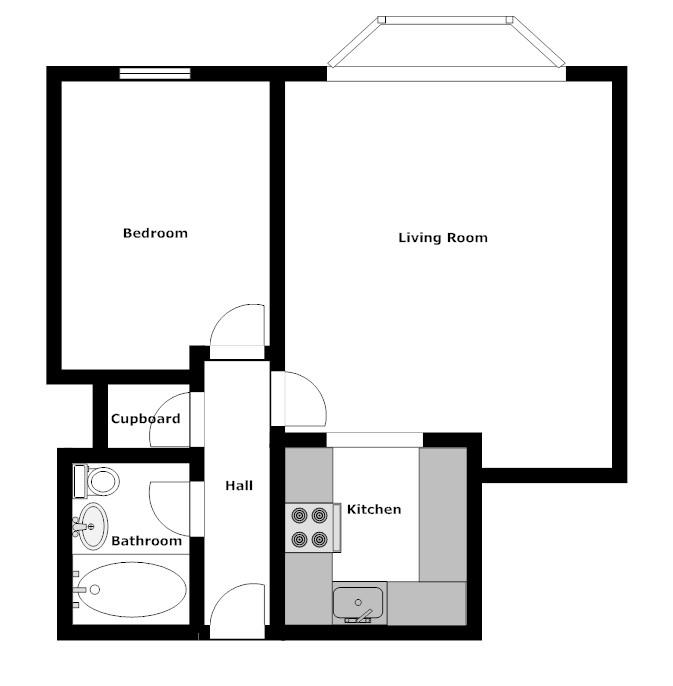 1 Bedrooms Flat to rent in Finlay Court, Commonwealth Drive, Three Bridges, Crawley RH10