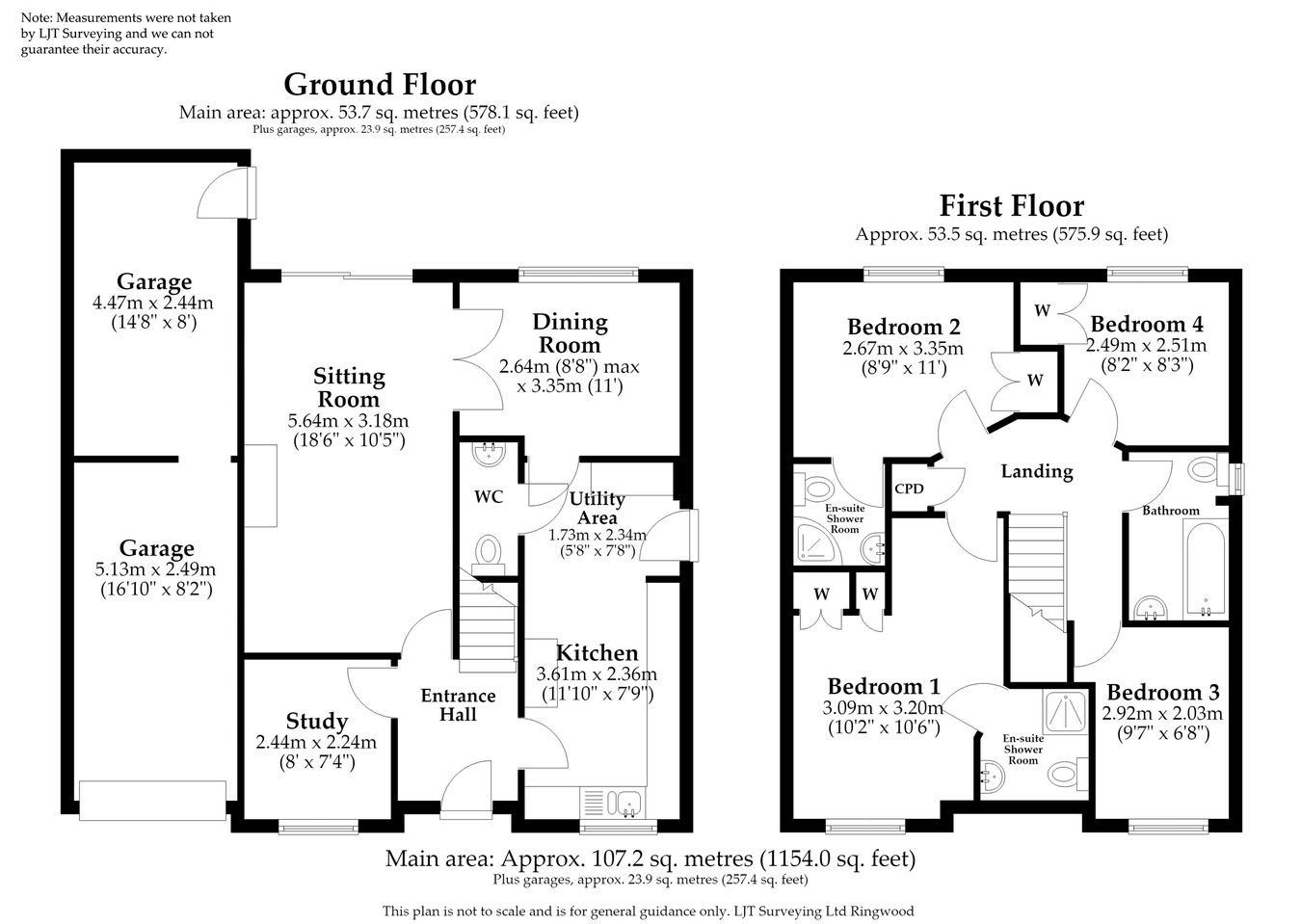 2, Acorn Way, Verwood floorplan