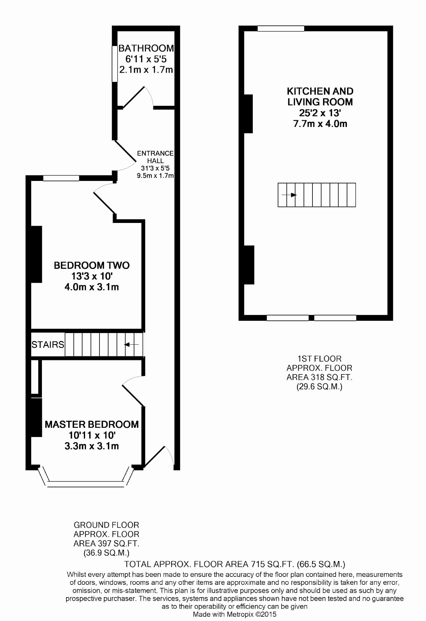 2 Bedrooms Terraced house to rent in Mayfield Grove, Harrogate, North Yorkshire HG1