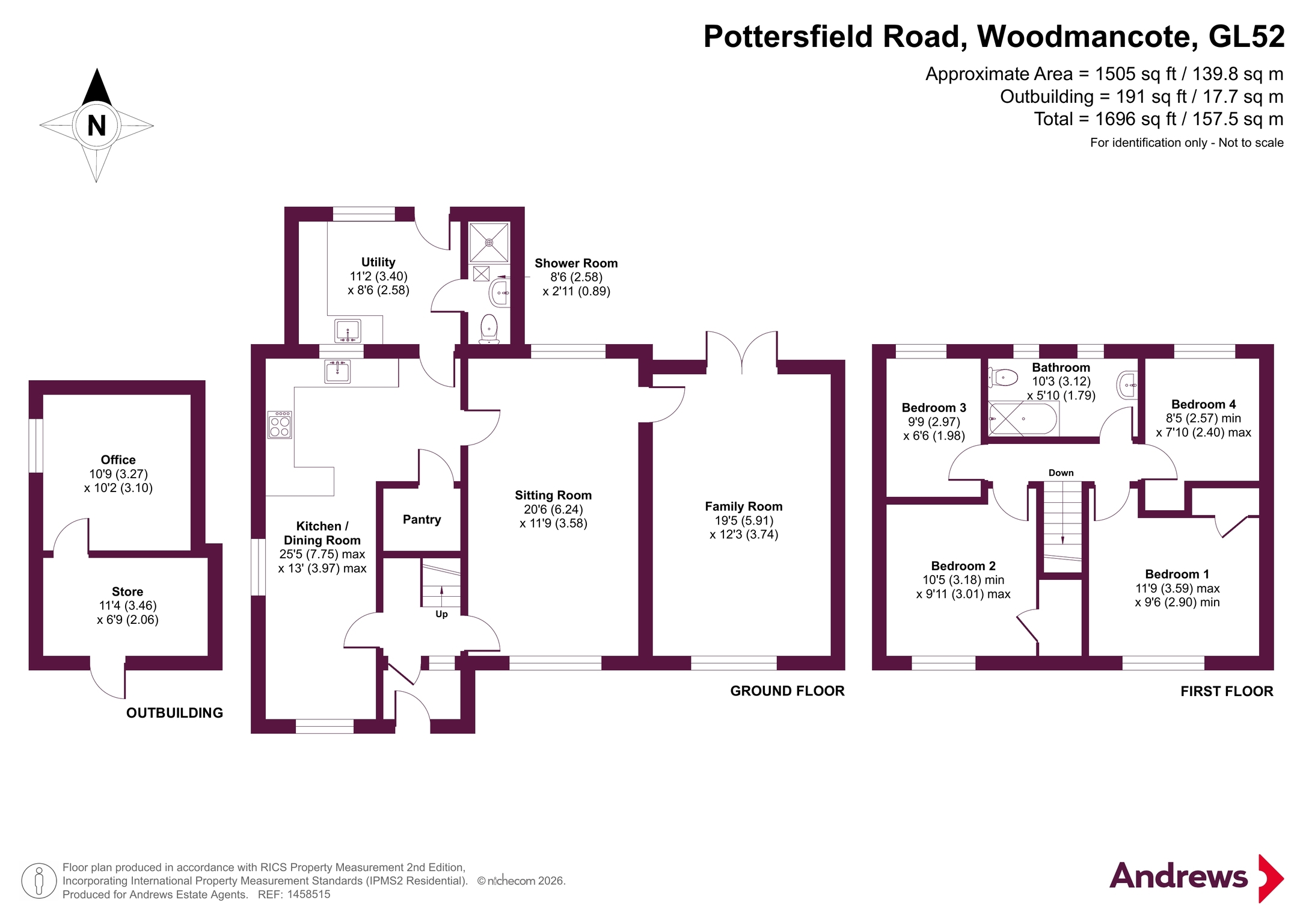 7, Pottersfield Road, Cheltenham floorplan