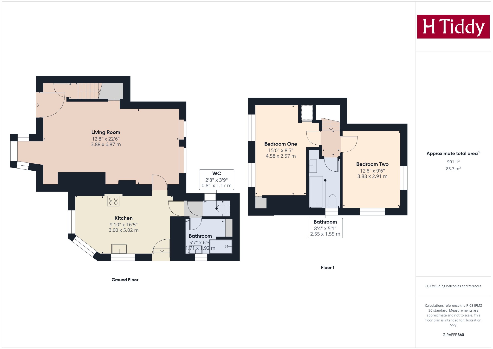 2 Thatched Cottages, Treworthal, Truro floorplan