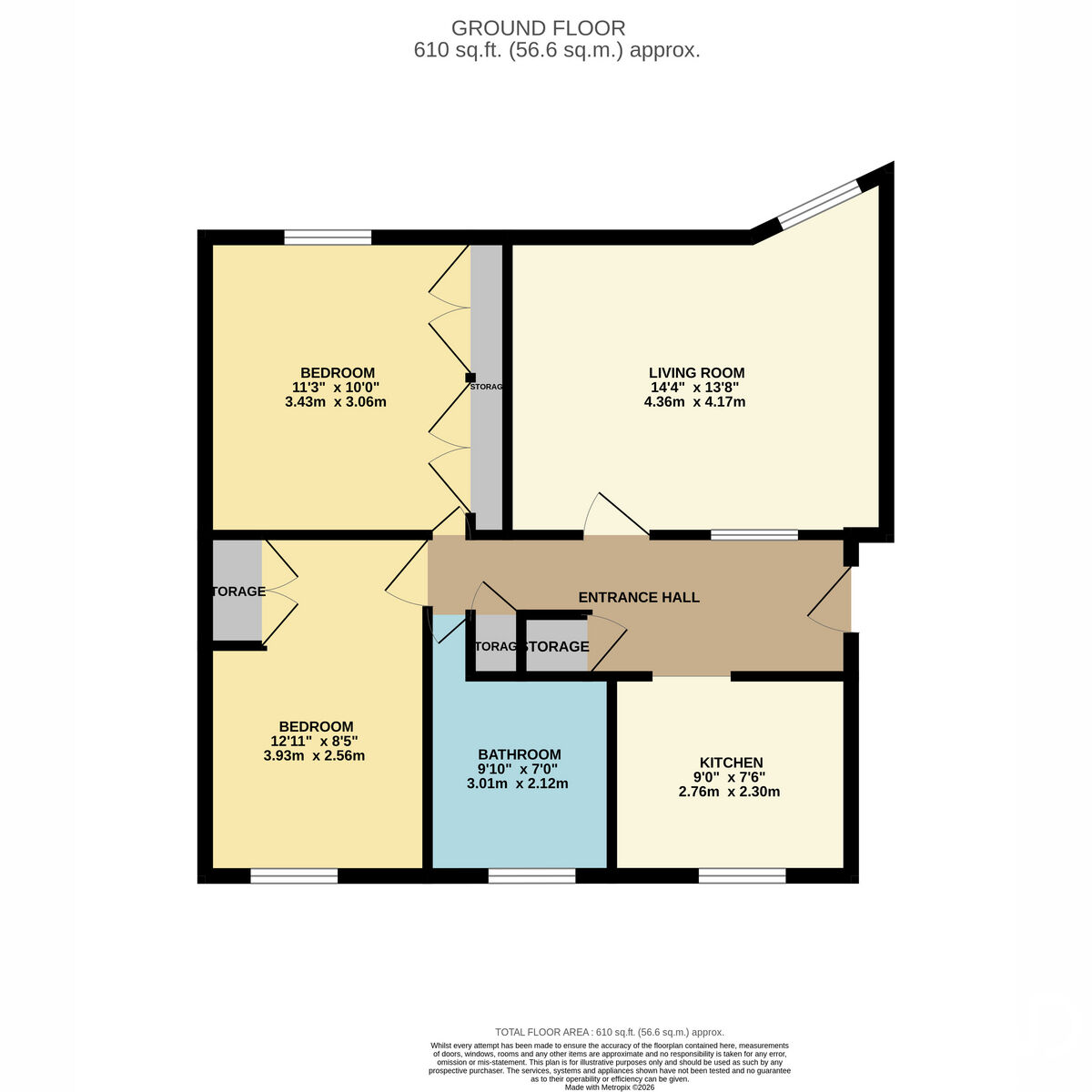 53, Wedhey, Harlow floorplan