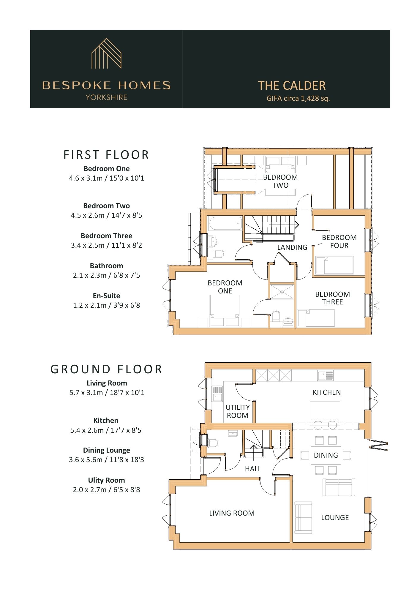 The Calder, Derwent Grange, Bubwith floorplan