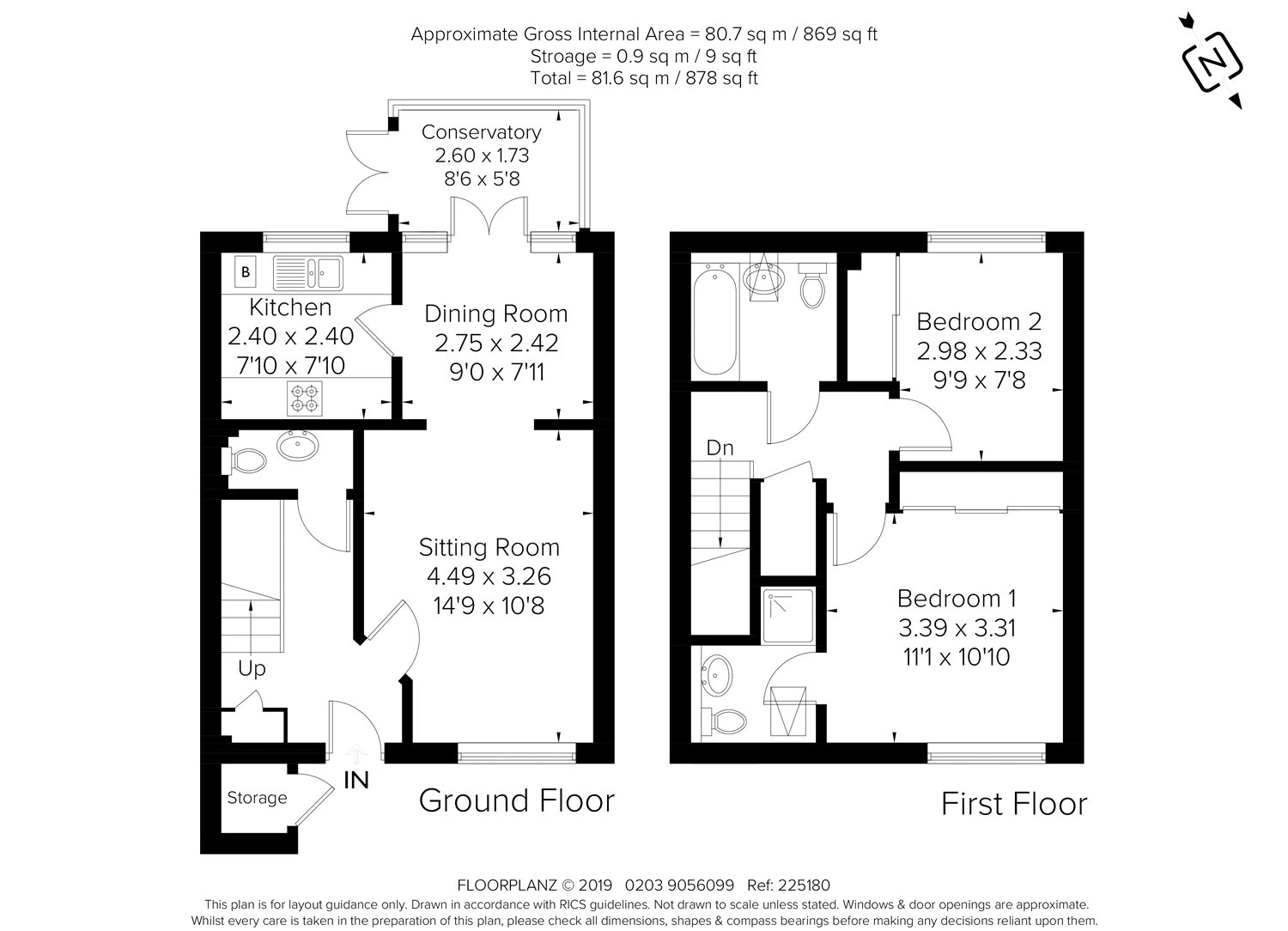 2 Bedrooms Terraced house for sale in Marriot Terrace, Chorleywood, Rickmansworth, Hertfordshire WD3