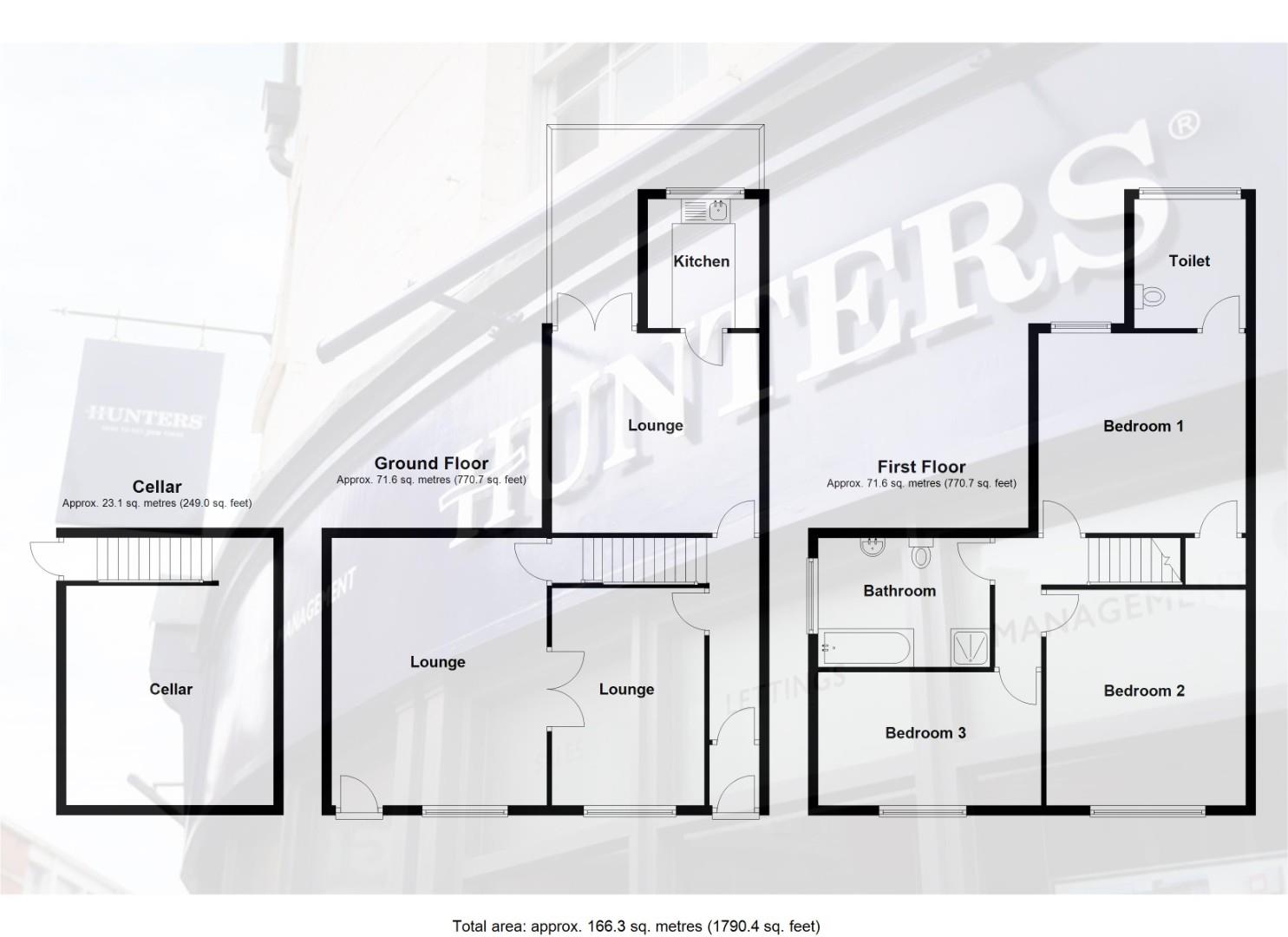 453-455, Bolton Road, Darwen floorplan