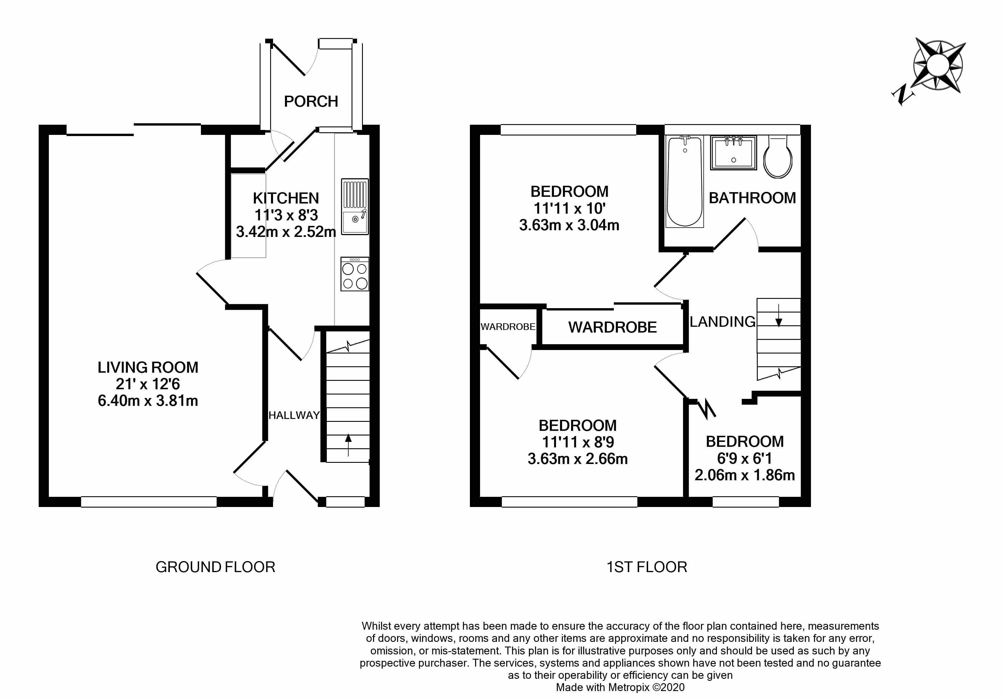 3 bed terraced house for sale in The Pastures, Downley, High