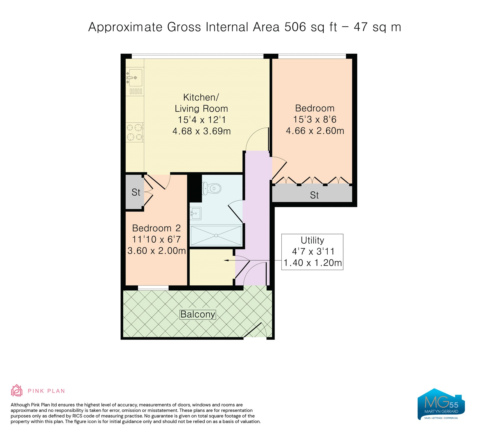 Flat 14, Fallowfield,, Pooles Park, London floorplan