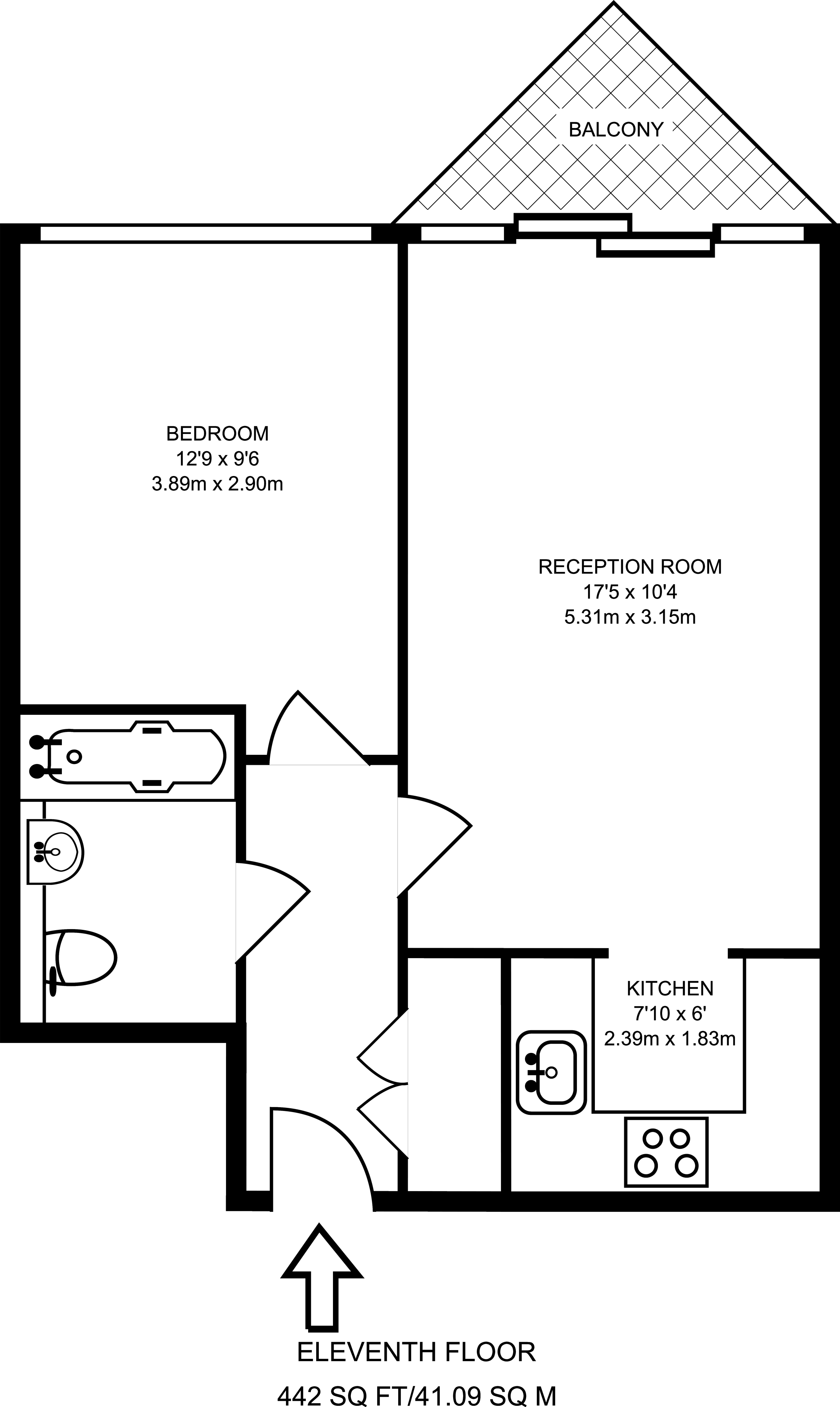 1 Bedrooms Flat to rent in Blackwall Way, Canary Wharf E14